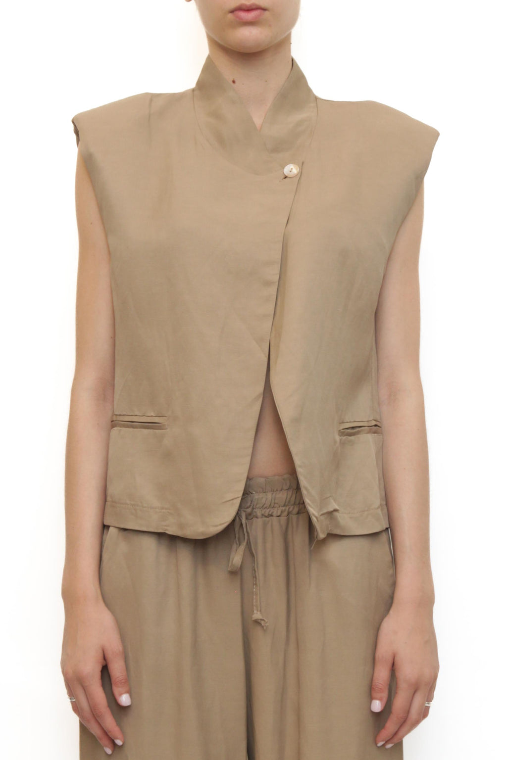 LEVH - Gilet Gussie - BEIGE