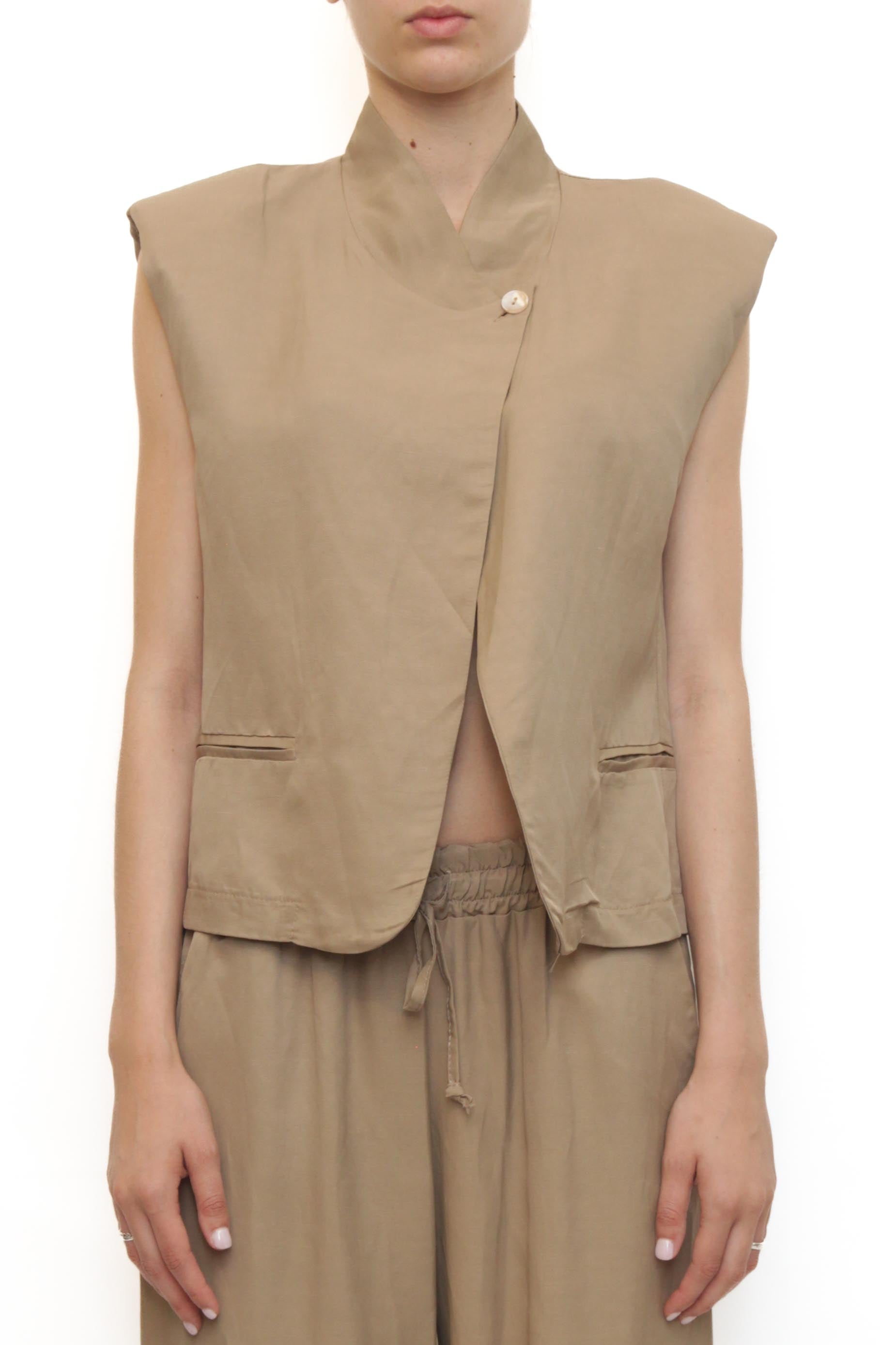 LEVH - Gilet Gussie - BEIGE