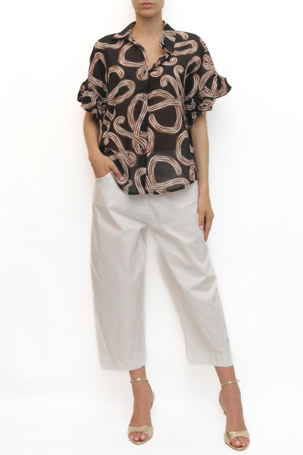LEVH - Pantalone Polly - BIANCO