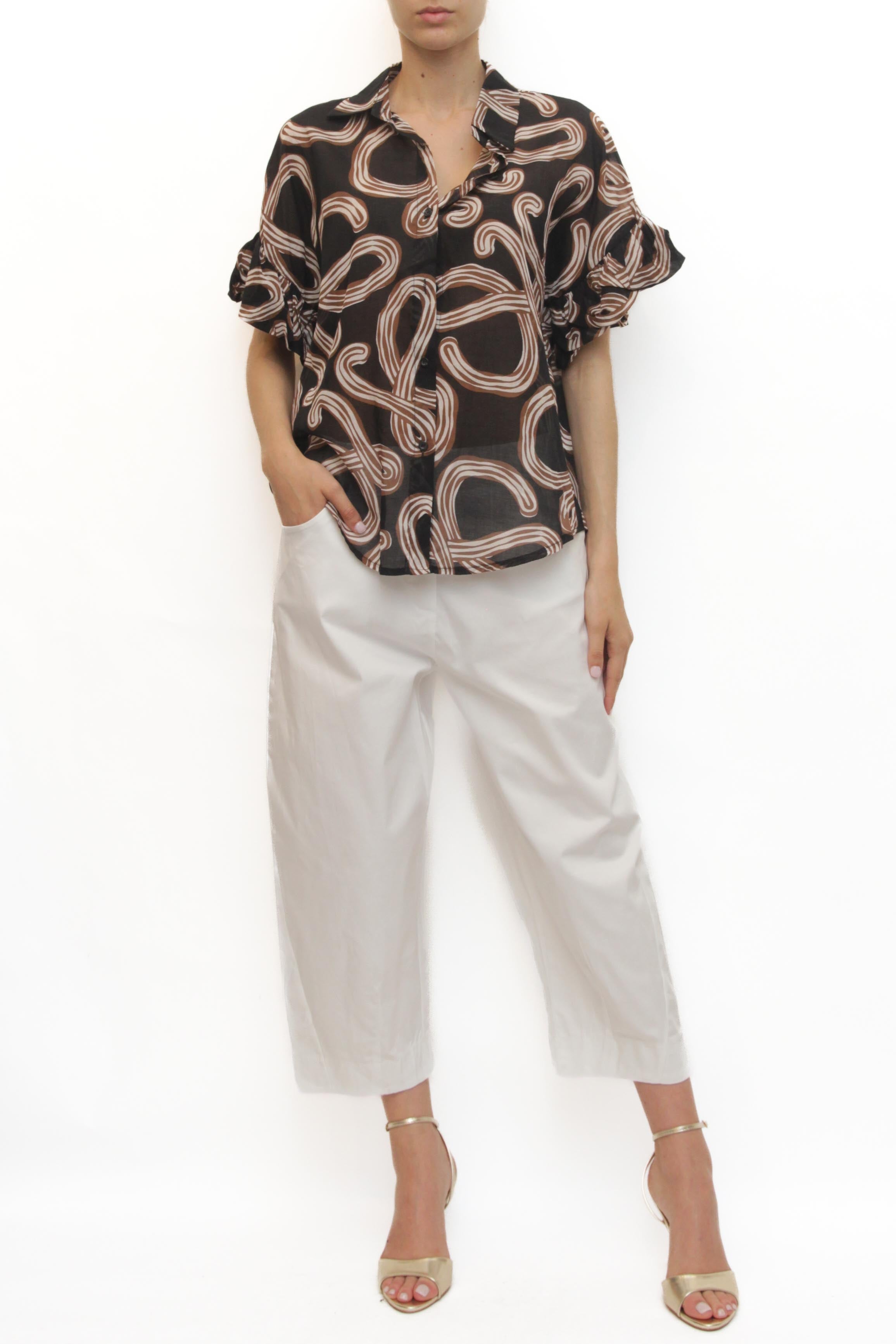 LEVH - Camicia Chittim - Nero fant marr/bia