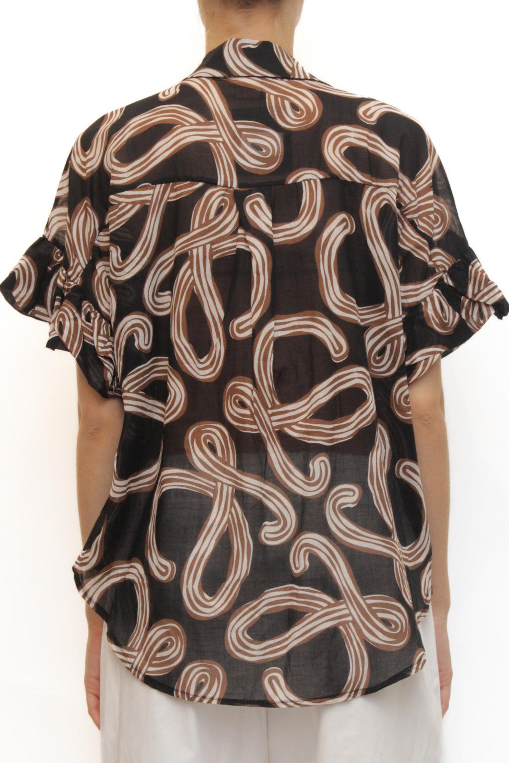 LEVH - Camicia Chittim - Nero fant marr/bia