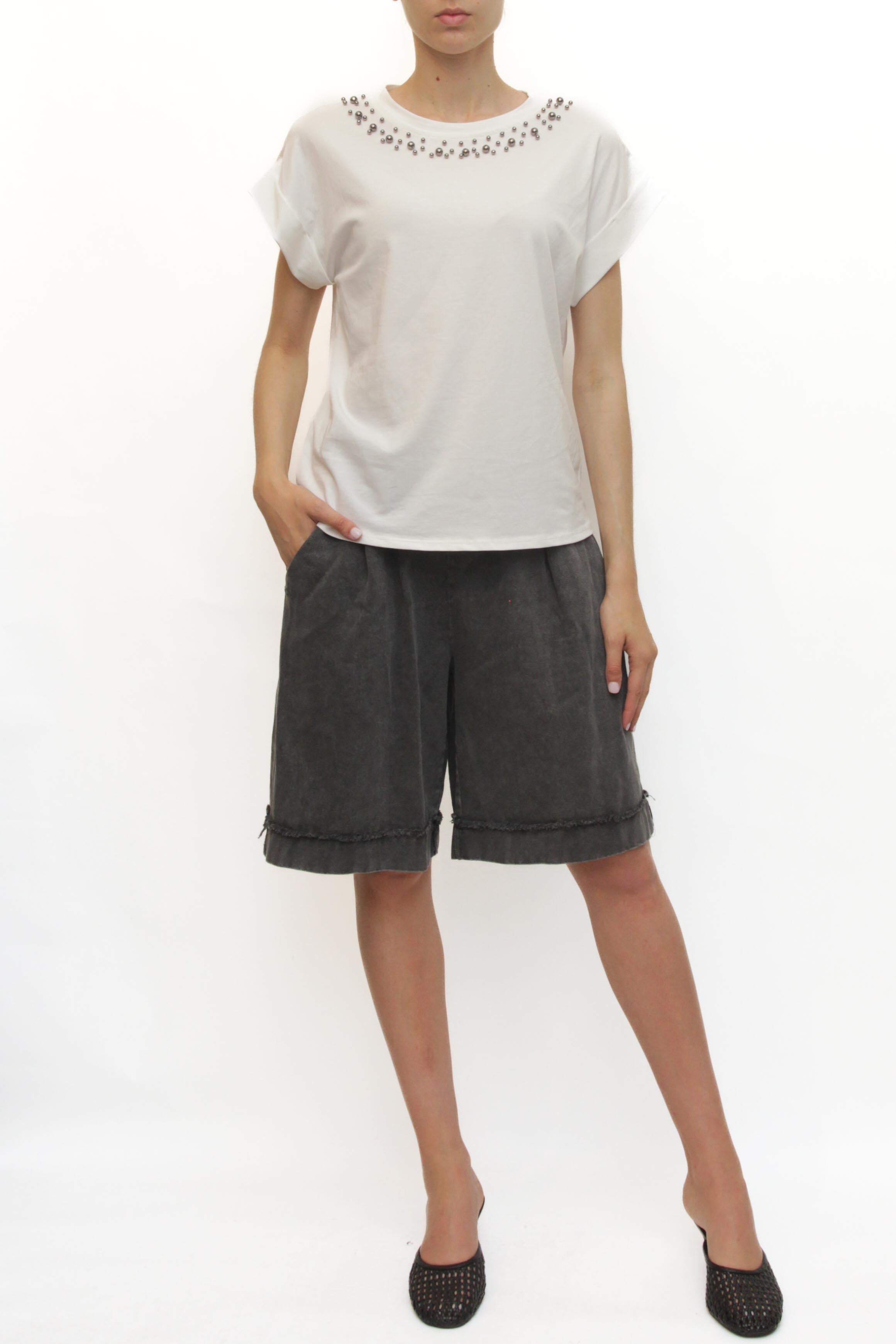 LEVH - T-shirt Tiffany - BIANCO