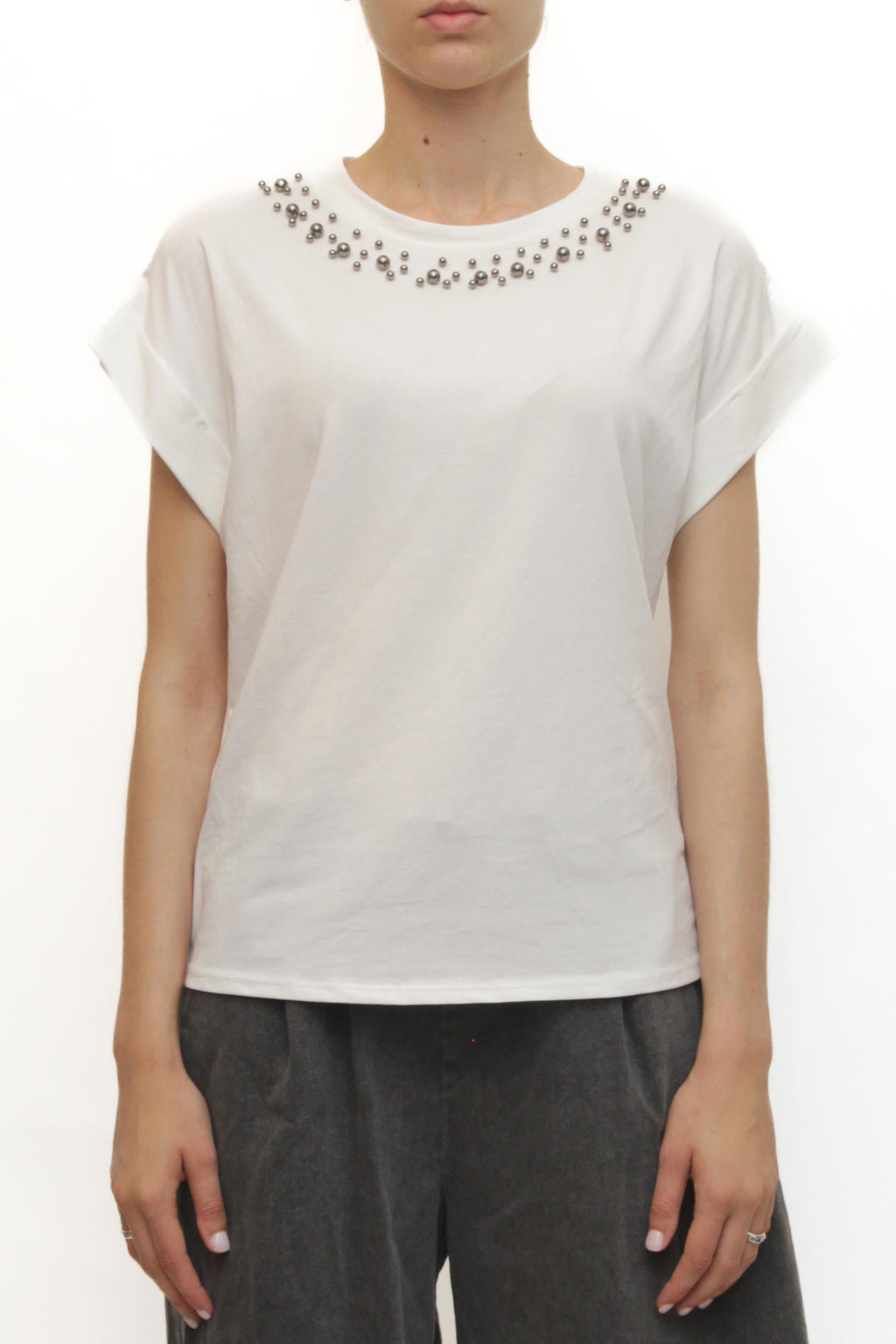 LEVH - T-shirt Tiffany - BIANCO