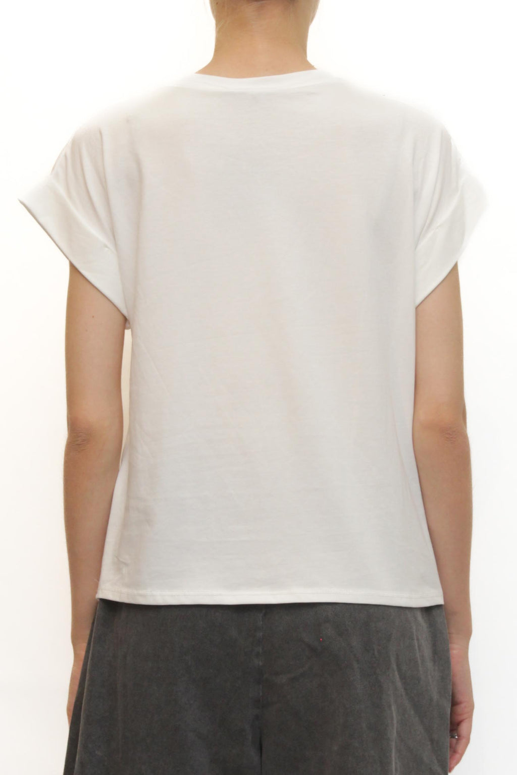 LEVH - T-shirt Tiffany - BIANCO