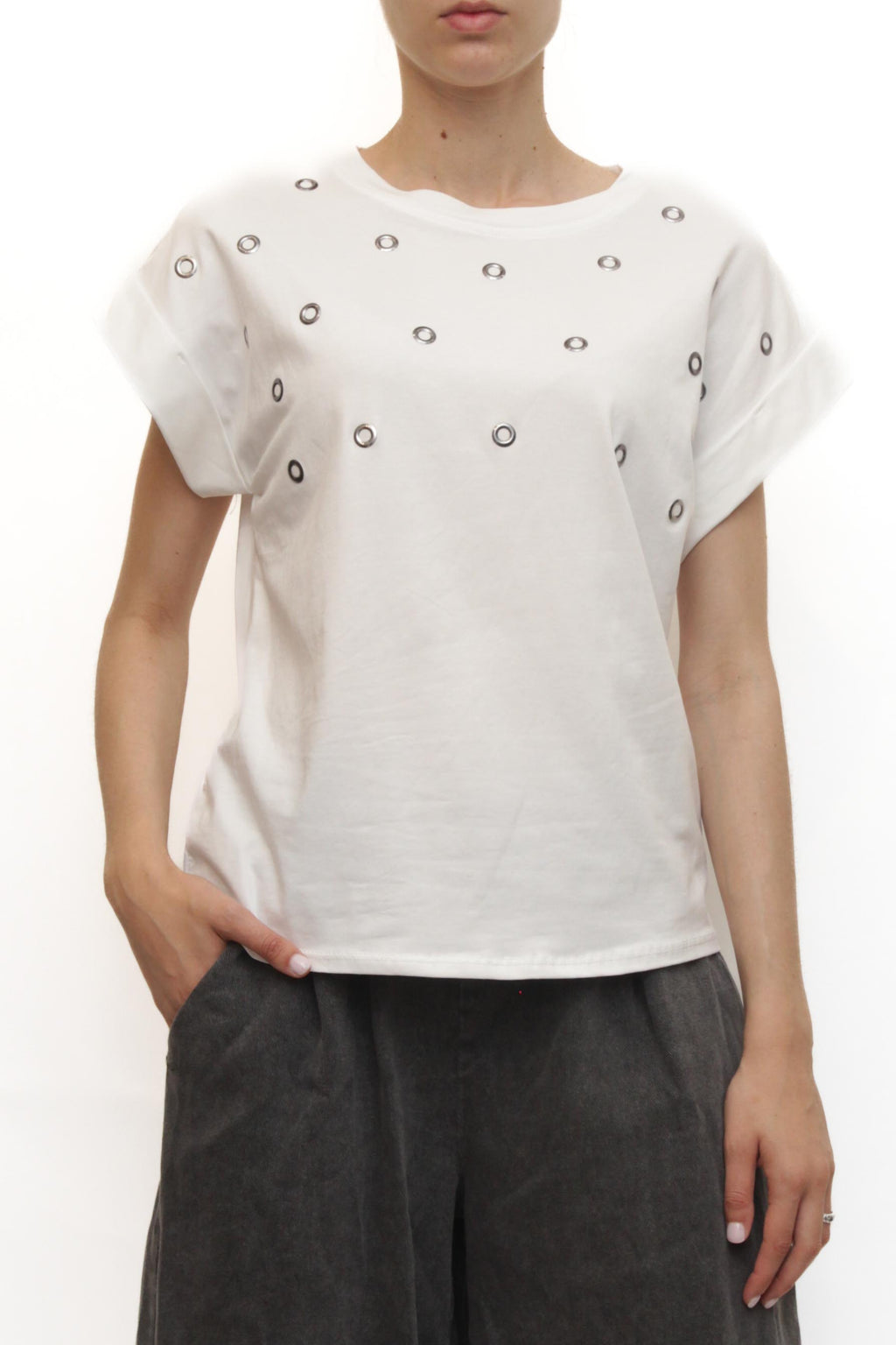 LEVH - T-shirt Tessa - BIANCO