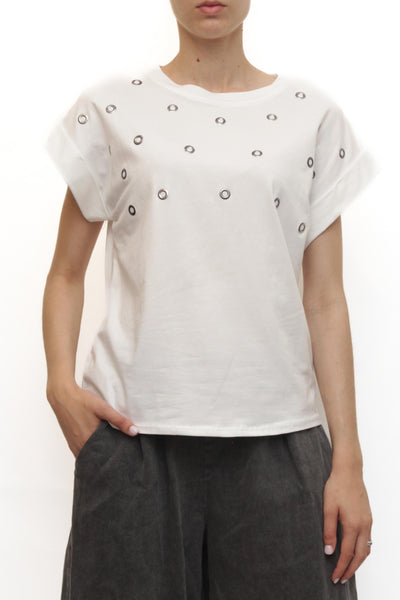 LEVH - T-shirt Tessa - BIANCO