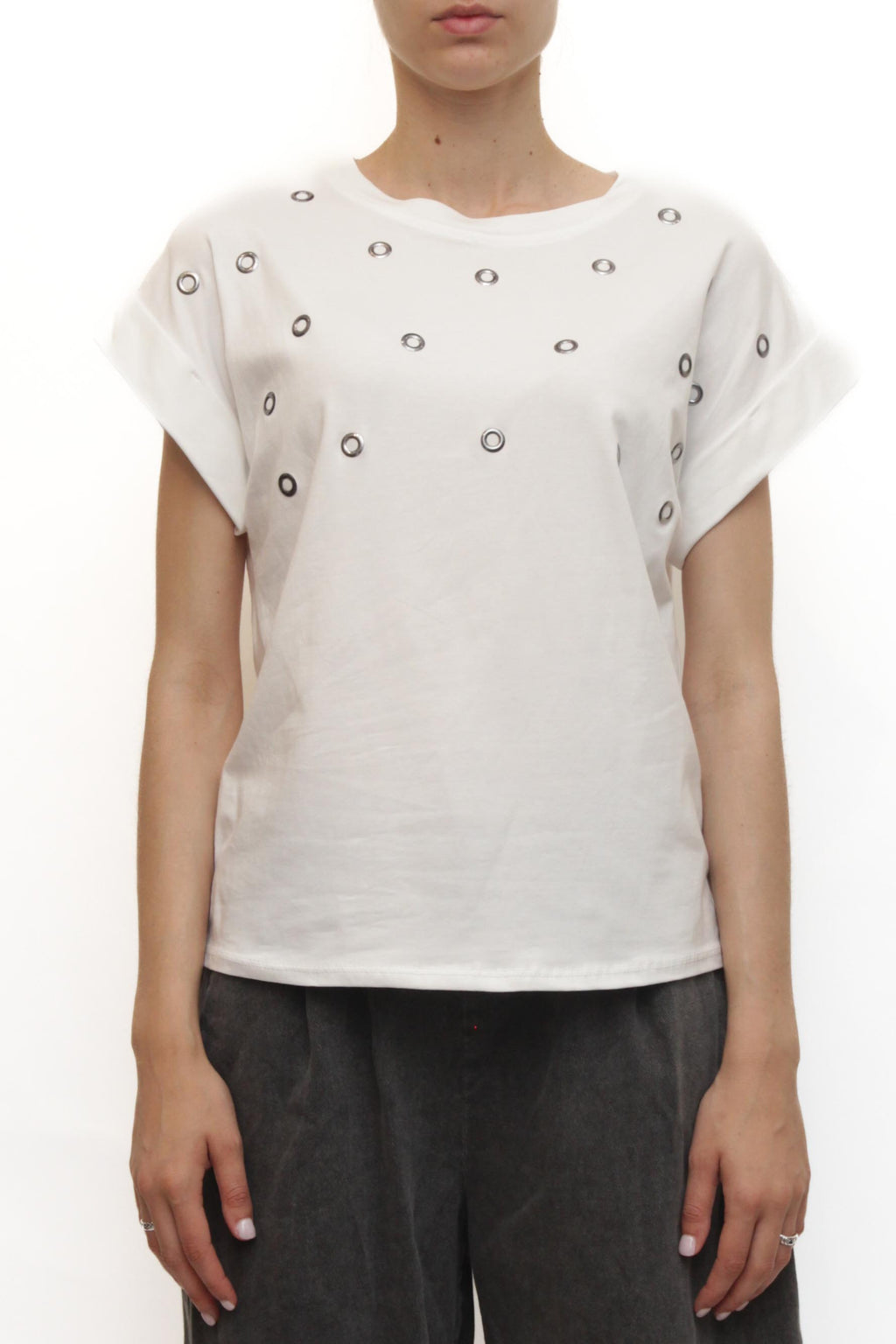 LEVH - T-shirt Tessa - BIANCO