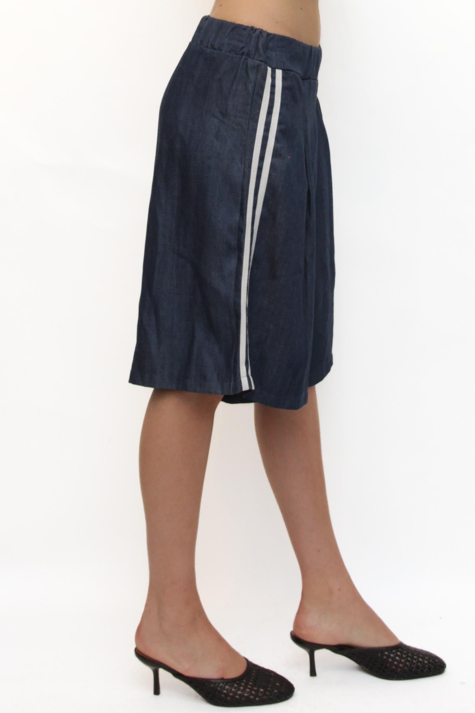 LEVH - Bermuda Blanche - DENIM SCURO