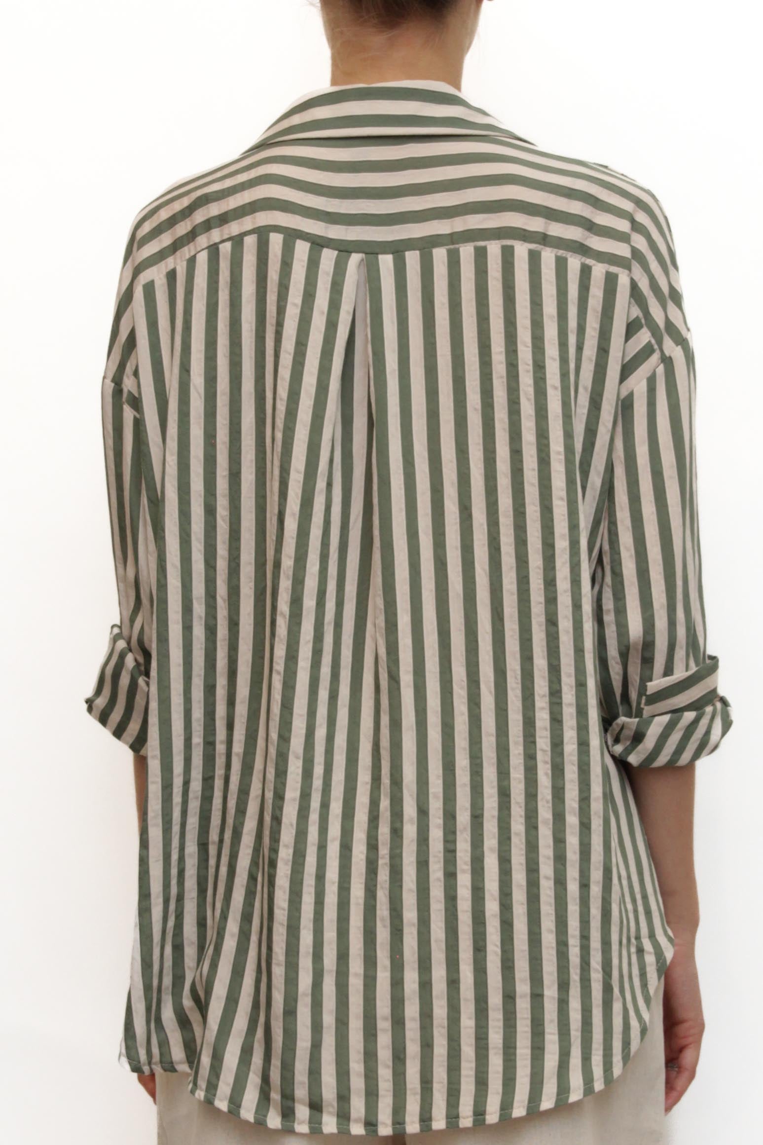 LEVH - Camicia Cleofe - RIGA BEIGE/MILITARE