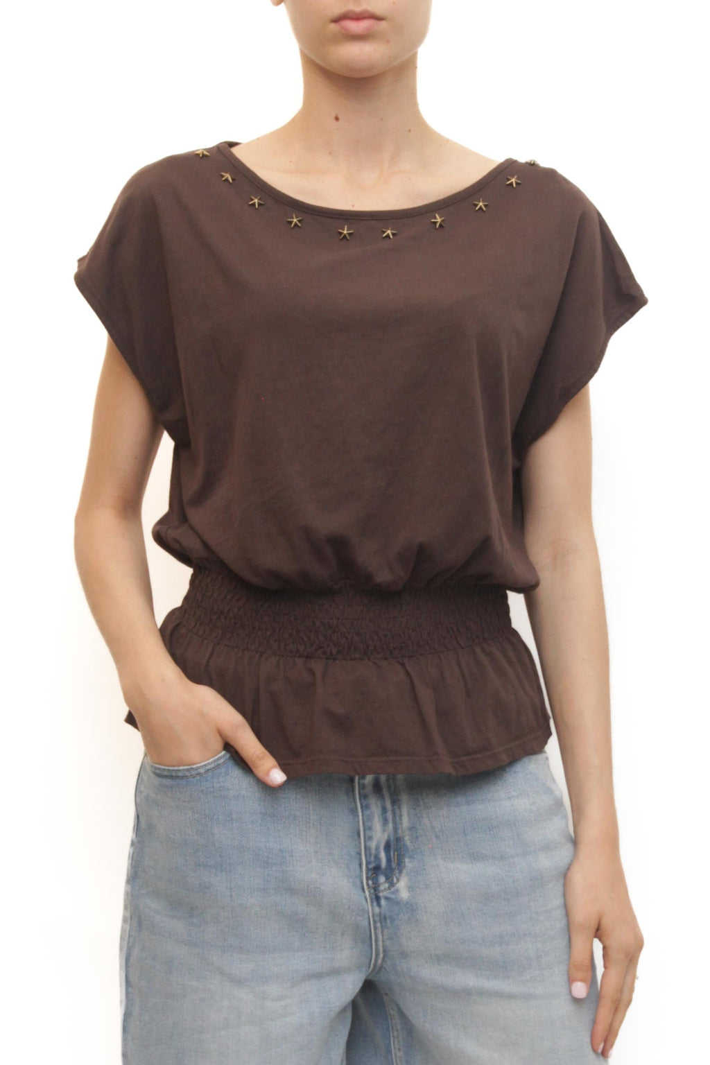 LEVH - Maglia Mylène - MARRONE