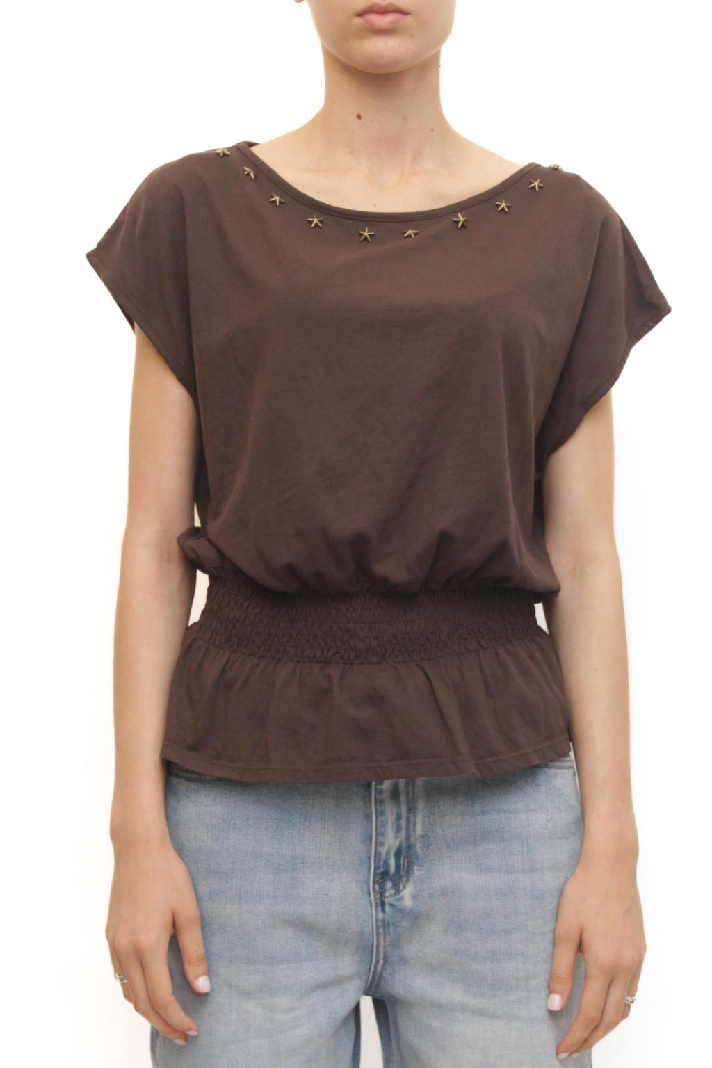 LEVH - Maglia Mylène - MARRONE