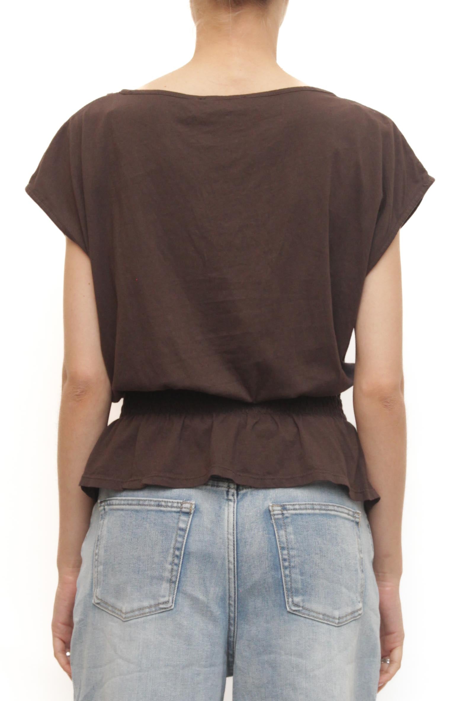 LEVH - Maglia Mylène - MARRONE