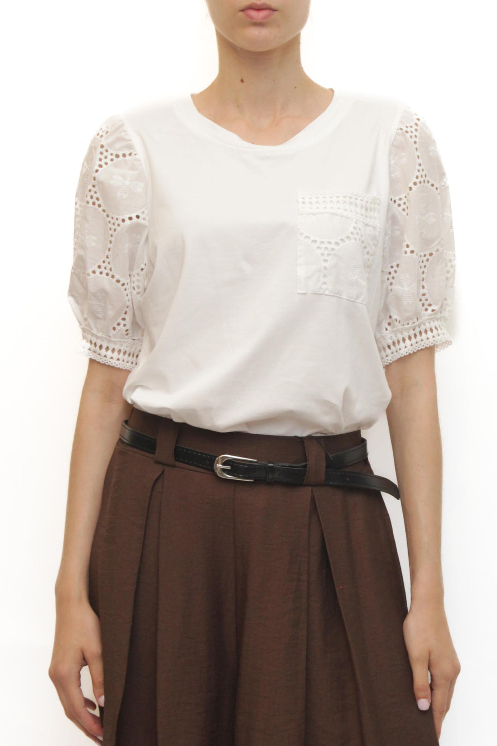 LEVH - T-shirt Thiphanie - BIANCO