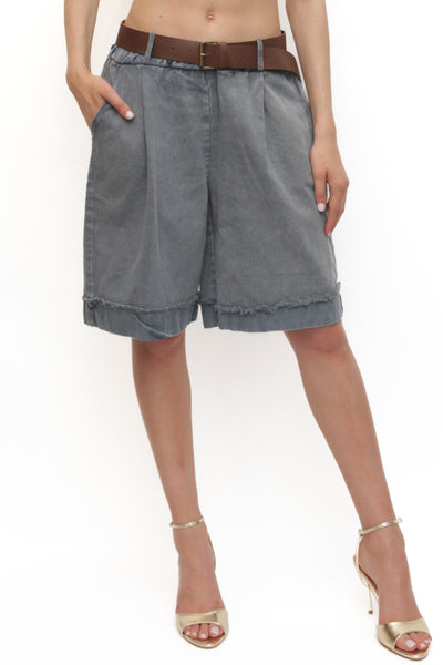 LEVH - Bermuda Blossom - Denim maltinto