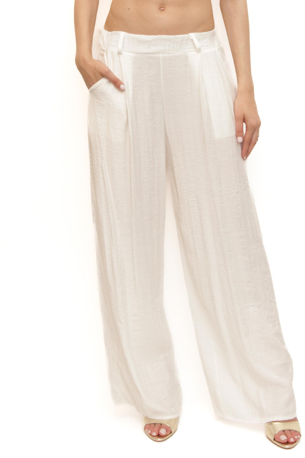LEVH - Pantalone Pursat - BIANCO