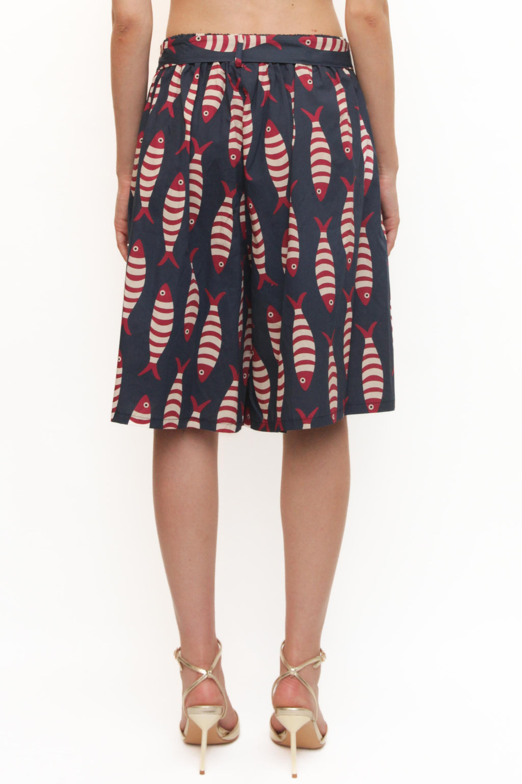 LEVH - Bermuda Briony - Fantasia pesce blu/rosso