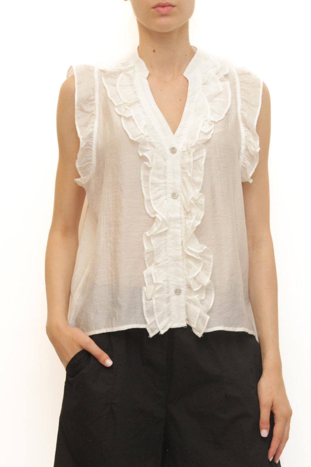 LEVH - Camicia Carnac - PANNA