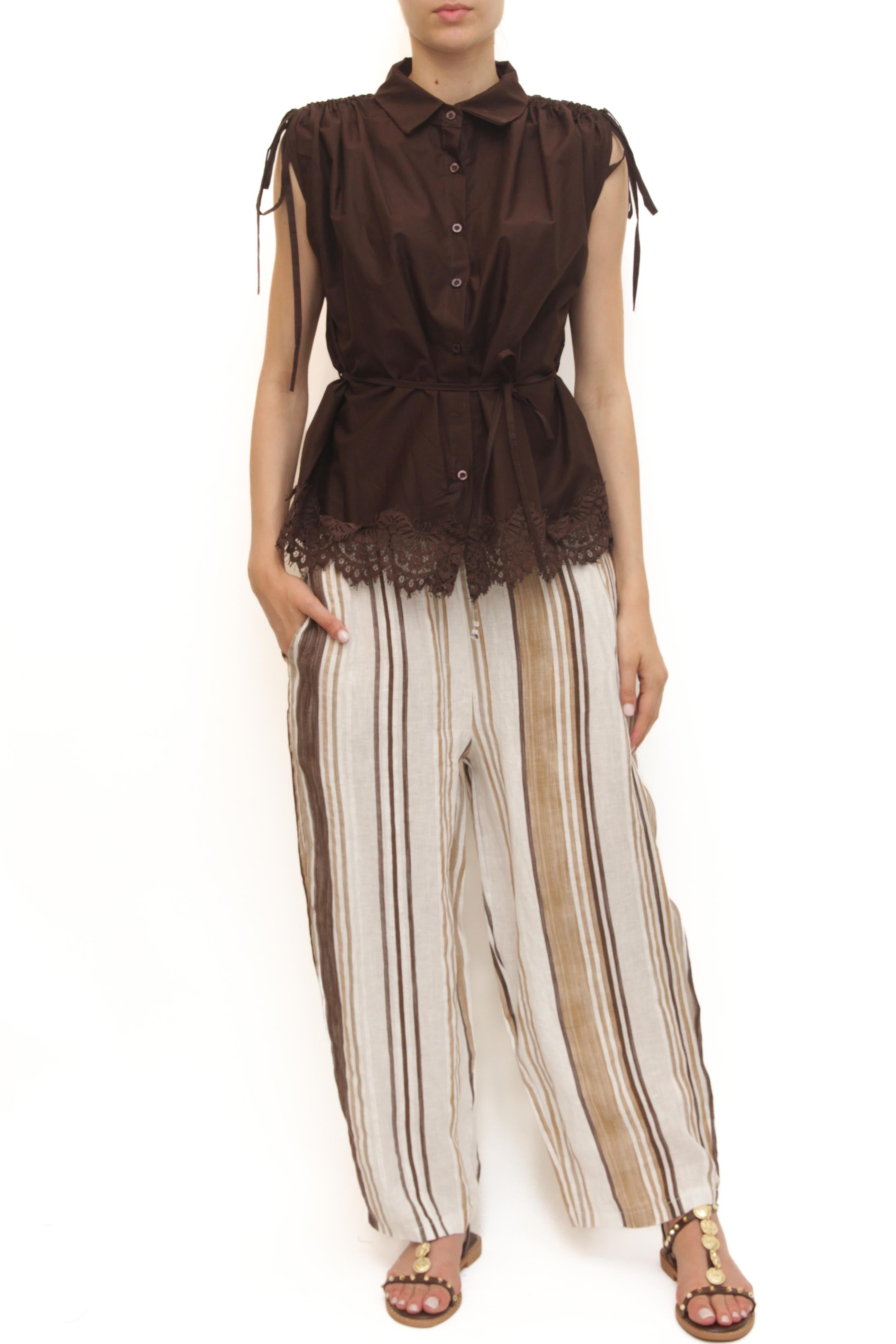 LEVH - Camicia Coror - MARRONE