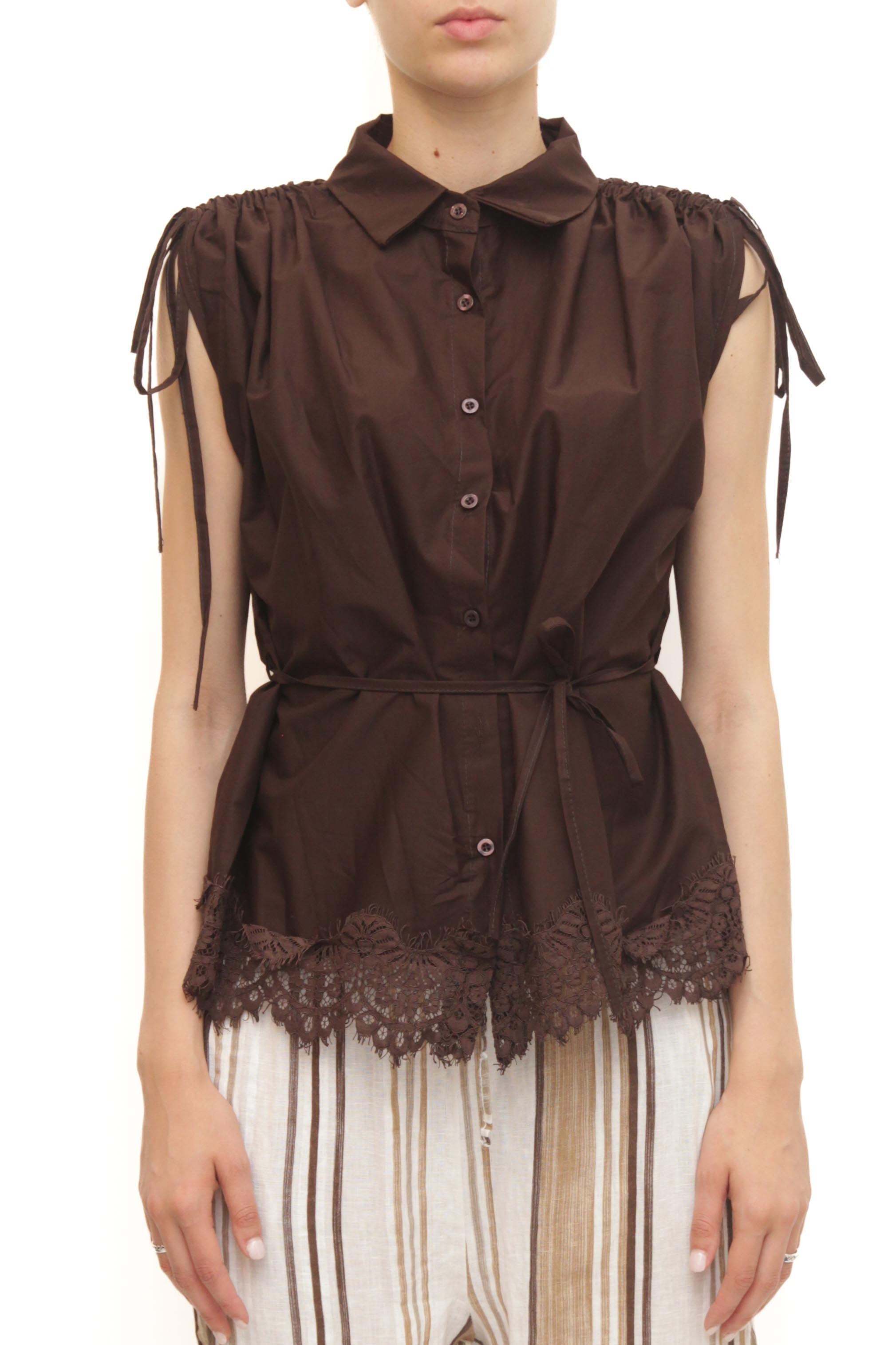 LEVH - Camicia Coror - MARRONE