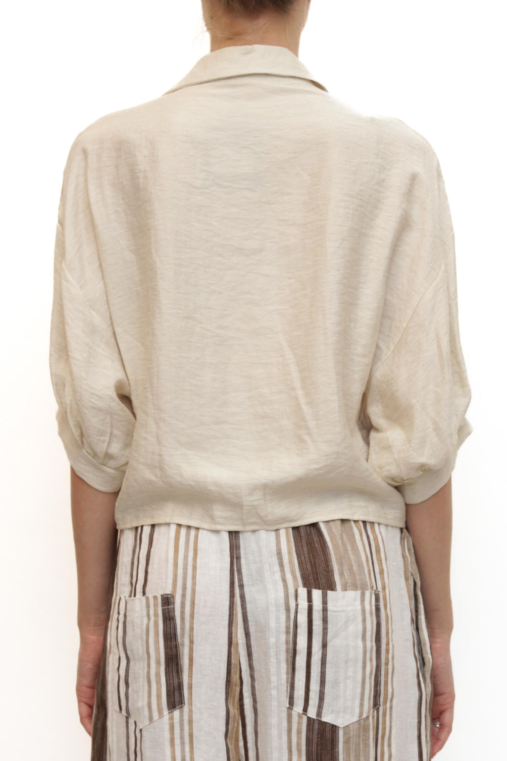 LEVH - Camicia Champagne - BEIGE
