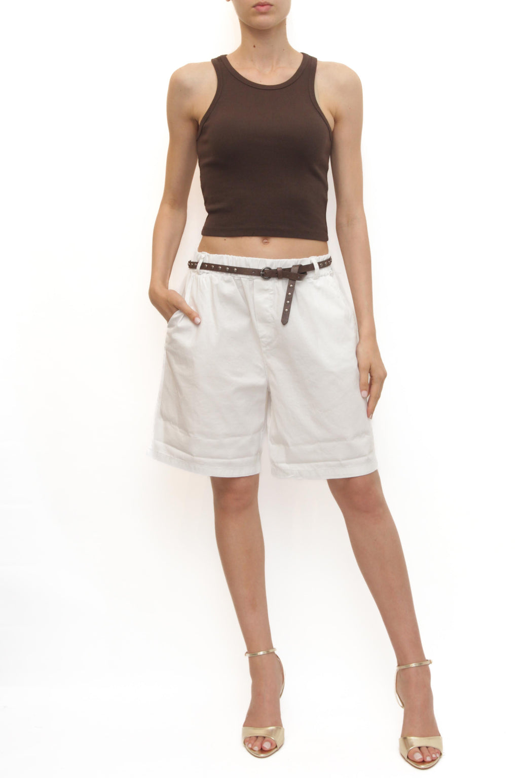 LEVH - Shorts Sophie - BIANCO