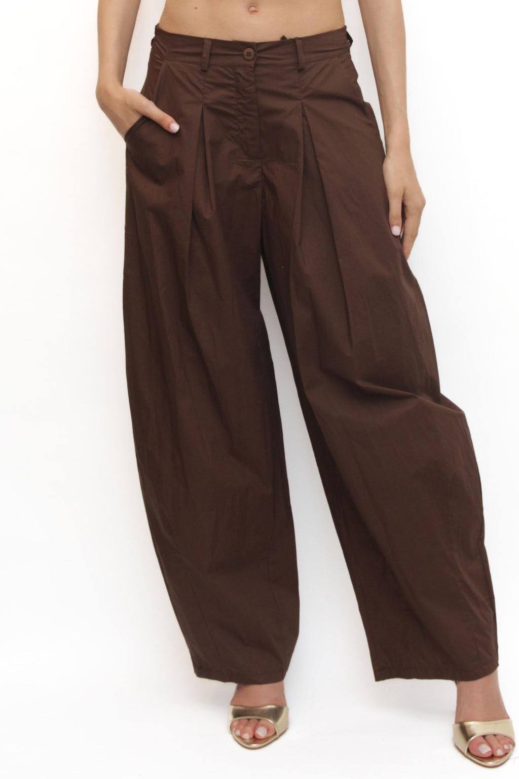 LEVH - Pantalone Paulien - MARRONE