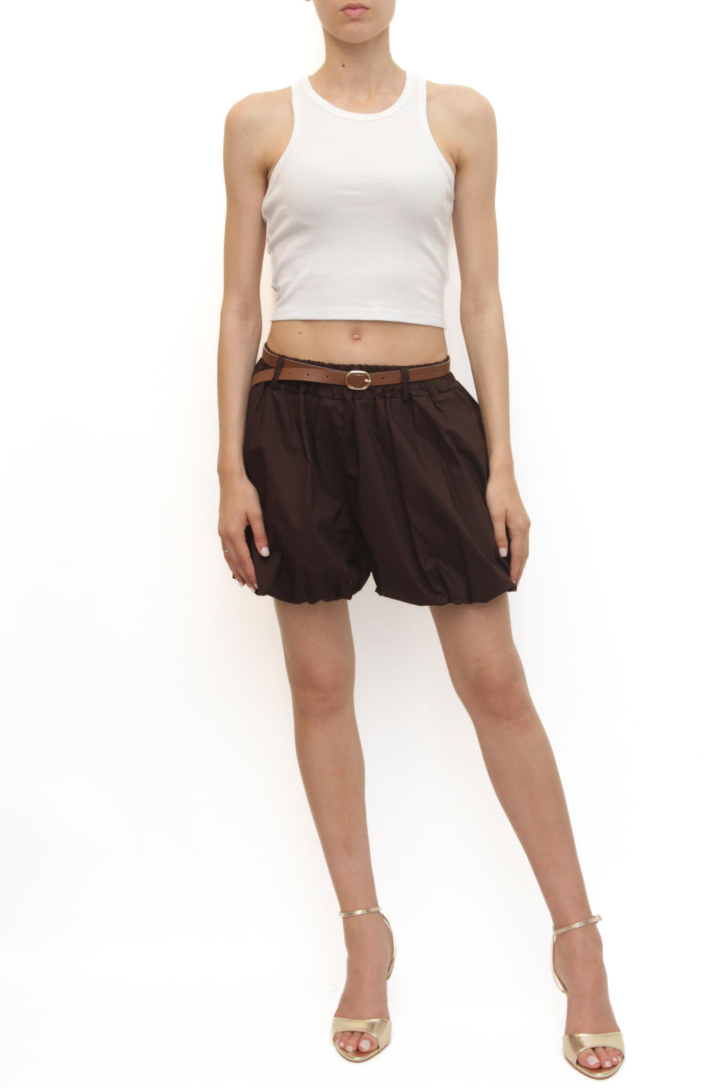 LEVH - Shorts Shannah - MARRONE