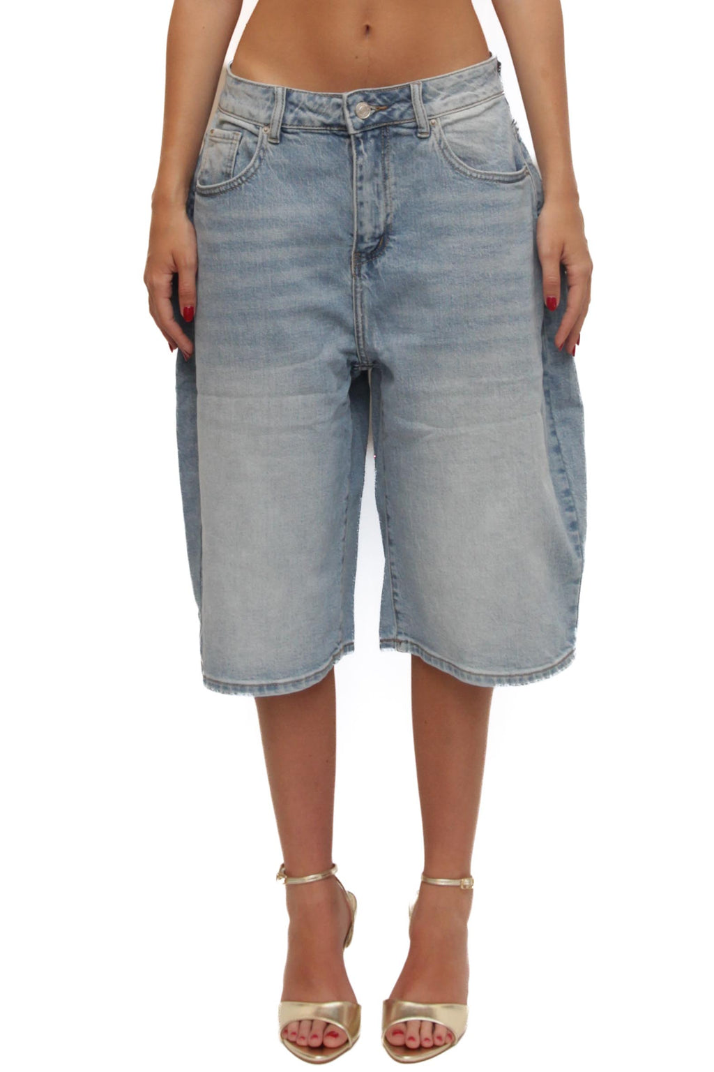 LEVH - Bermuda Brooklyn - DENIM CHIARO