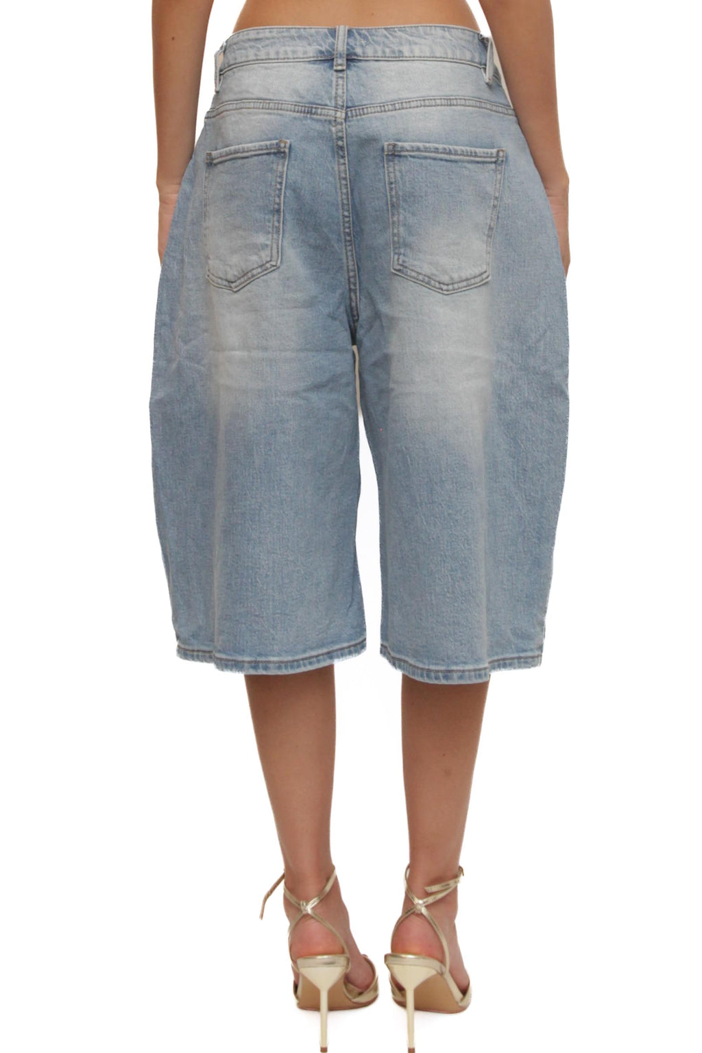 LEVH - Bermuda Brooklyn - DENIM CHIARO