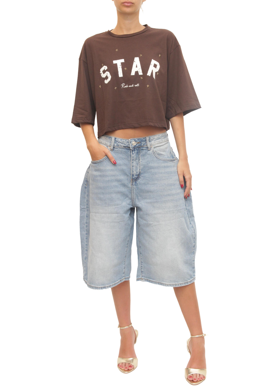 LEVH - T-shirt Turk - MARRONE