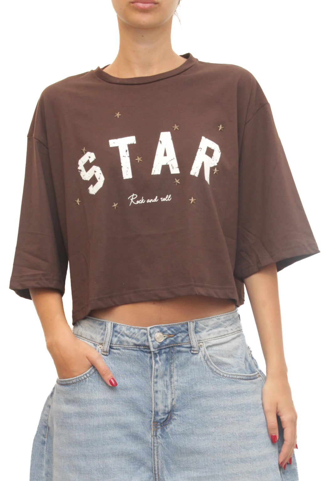 LEVH - T-shirt Turk - MARRONE