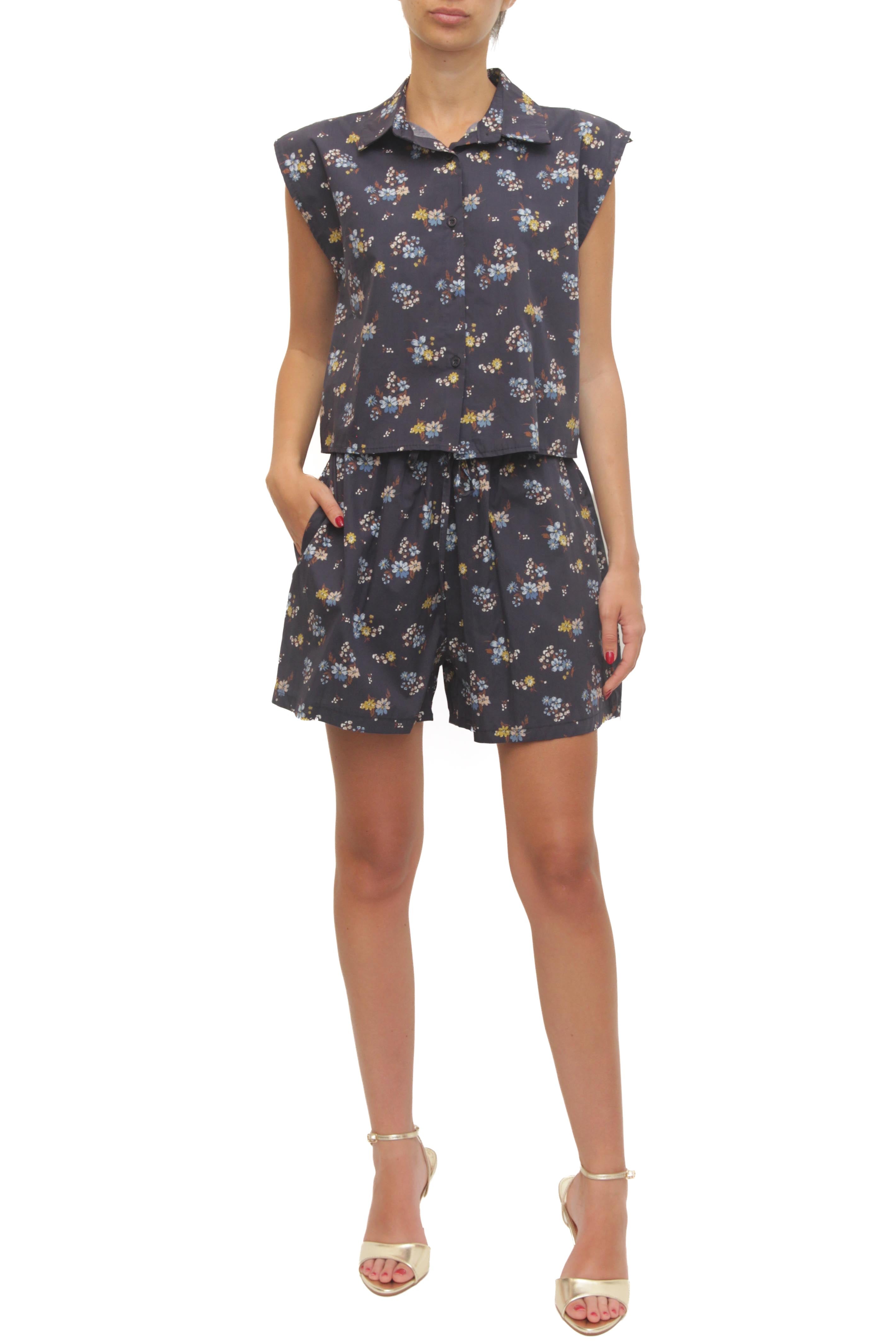 LEVH - Shorts Stéphanie - F.BLU FIORE