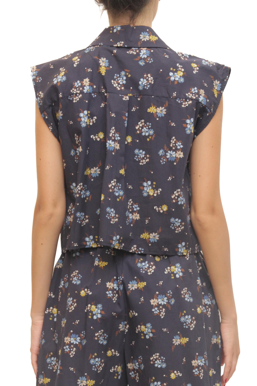 LEVH - Camicia Clarisa - F.BLU FIORE