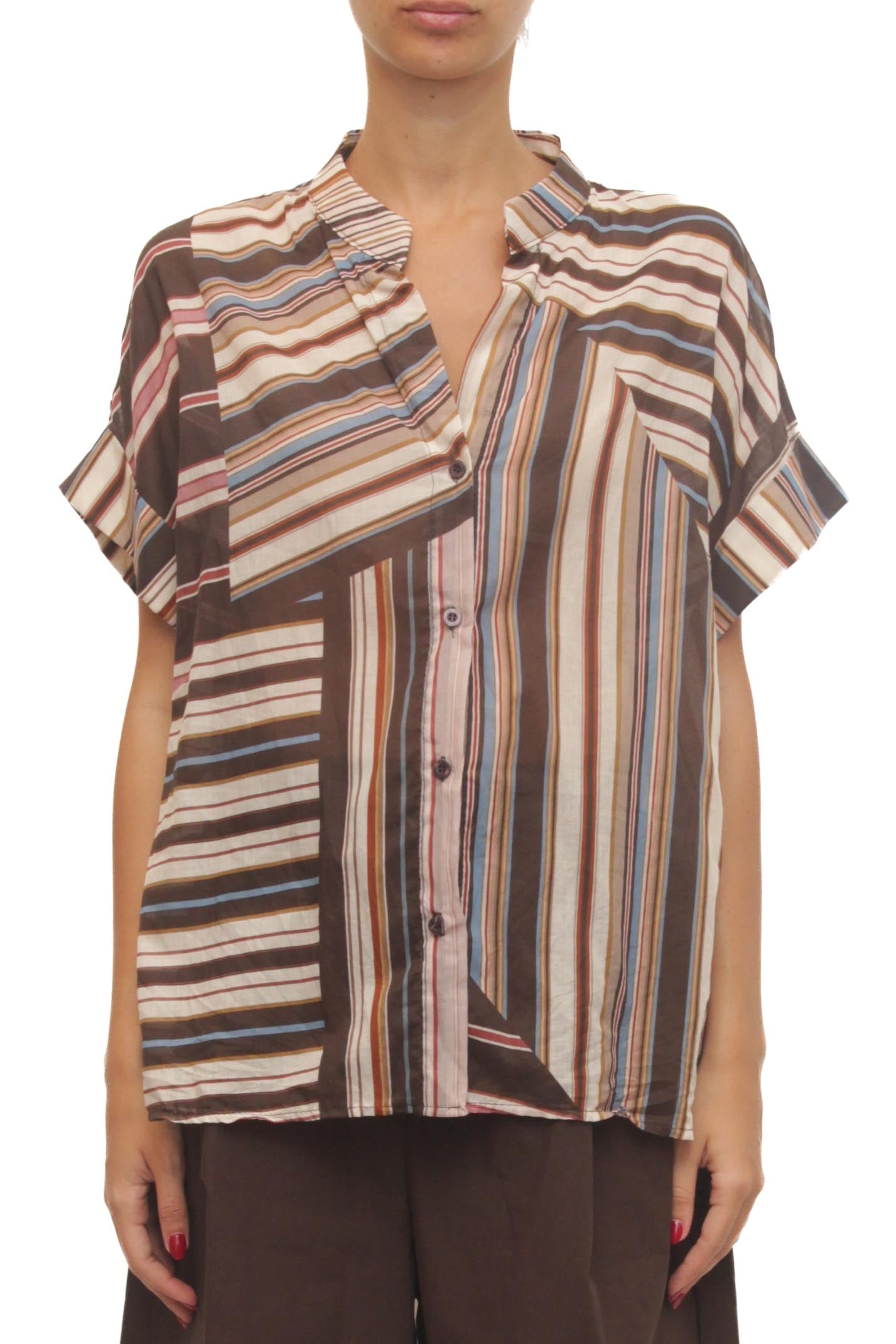 LEVH - Camicia Cleopatra - Riga multicolor marr