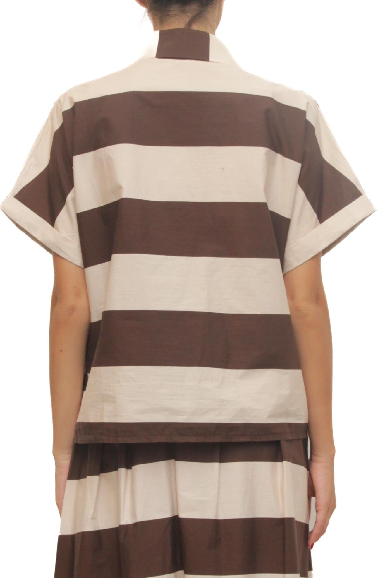 LEVH - Camicia Chanya - RIGA BEIGE/MARRONE