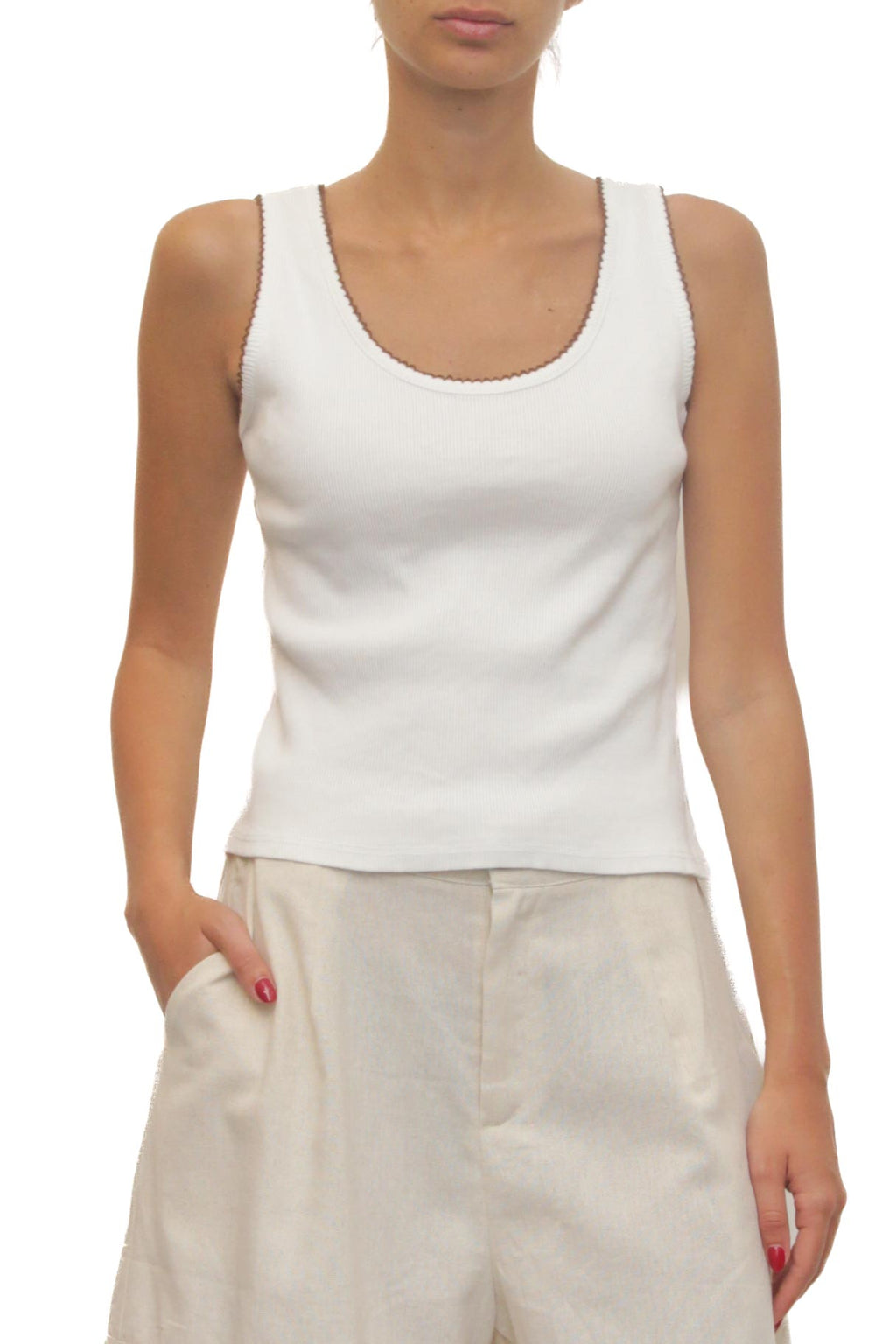 LEVH - Top Tomis - BIANCO