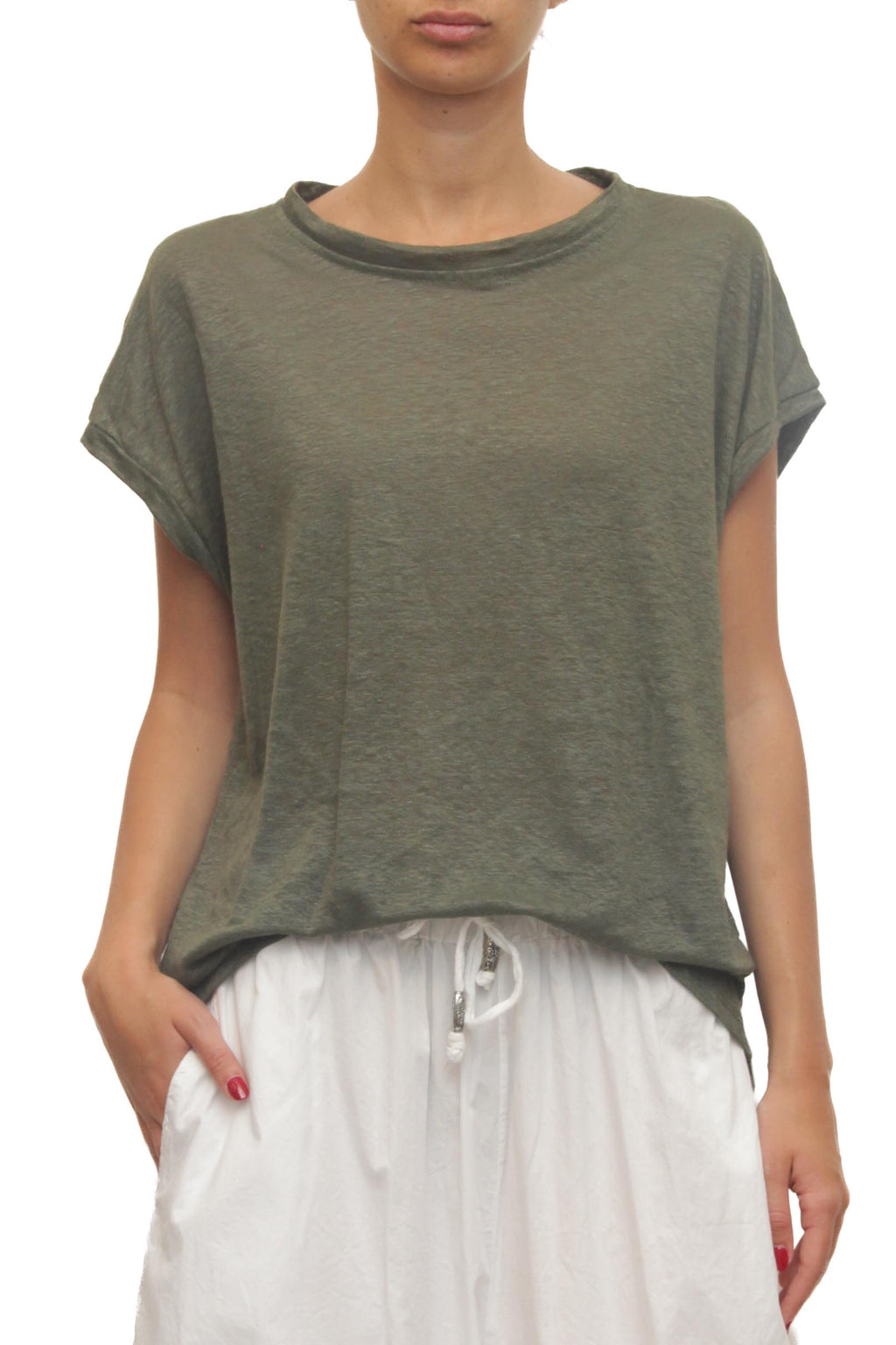LEVH - T-shirt Tia - MILITARE