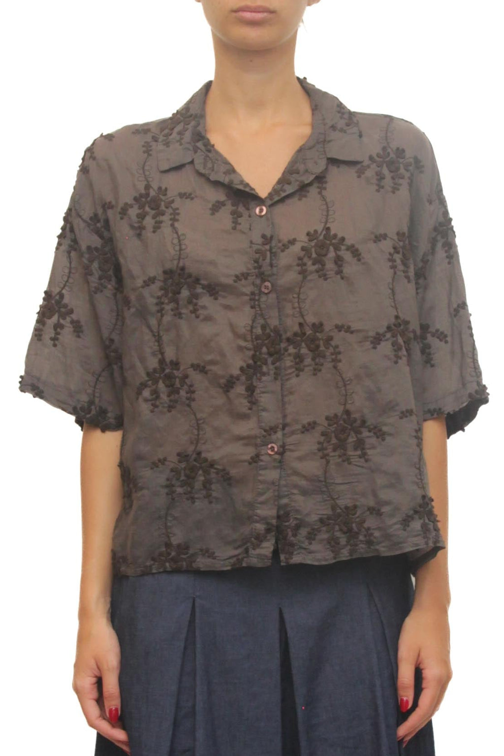 LEVH - Camicia Changa - MARRONE
