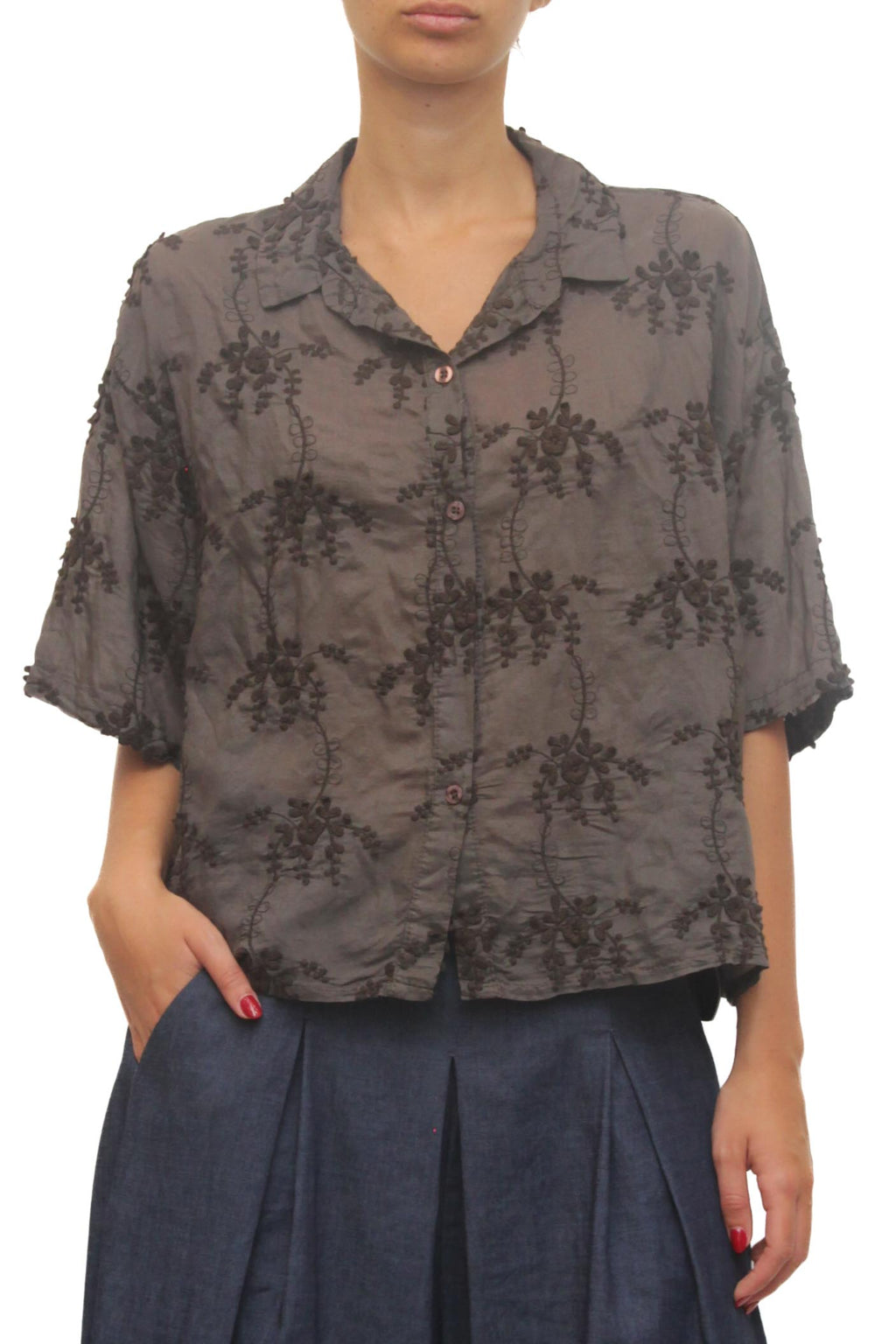 LEVH - Camicia Changa - MARRONE