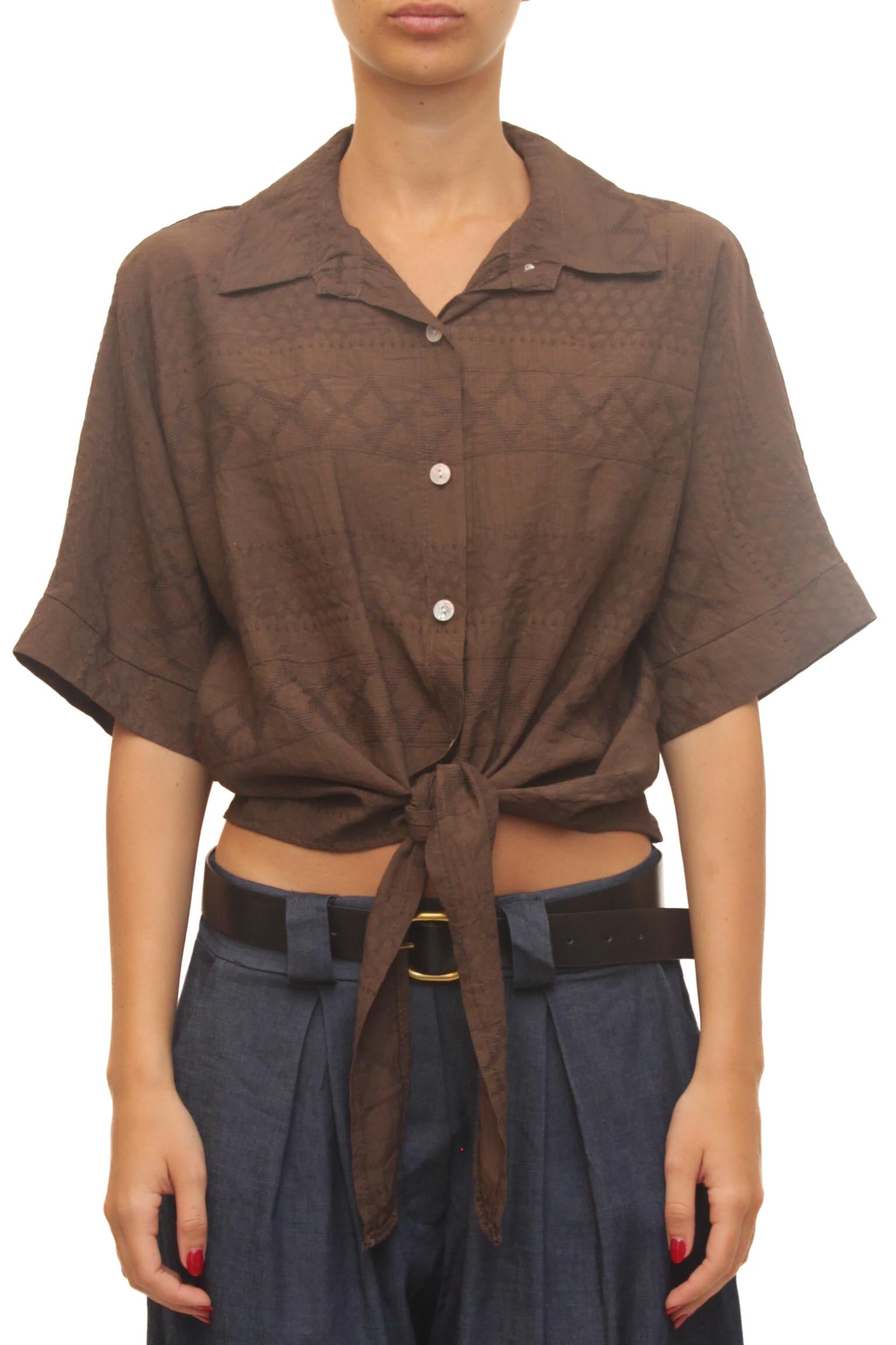 LEVH - Camicia Christabel - MARRONE