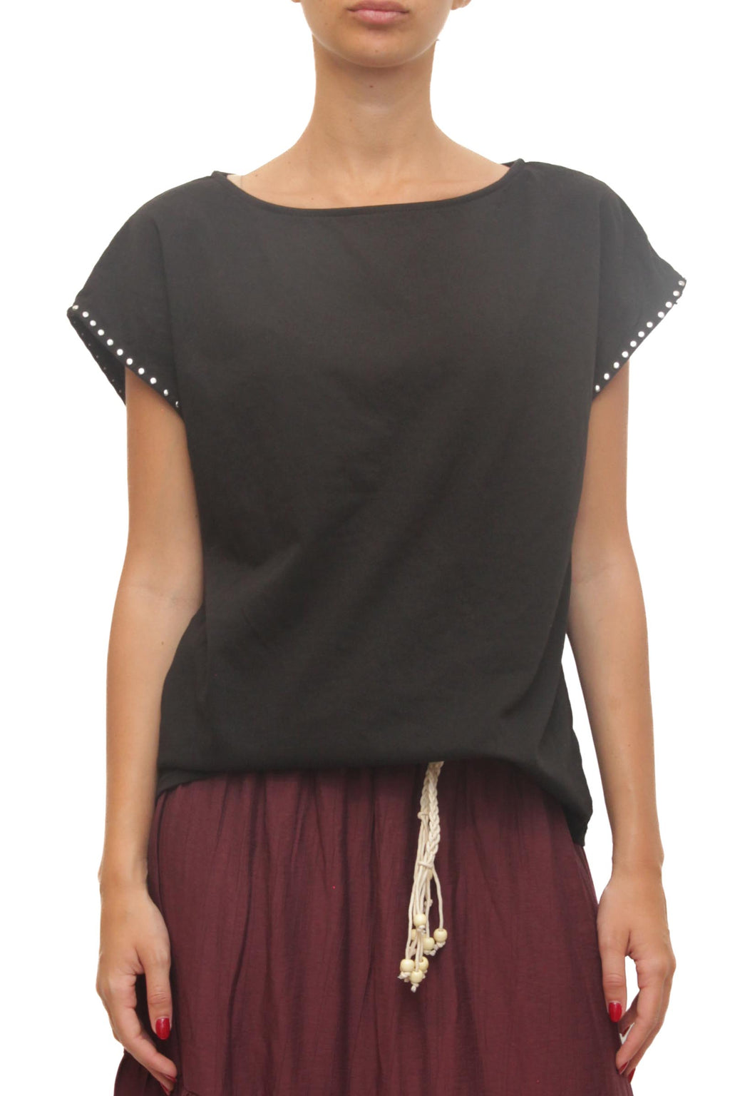 LEVH - T-shirt Tiba - NERO