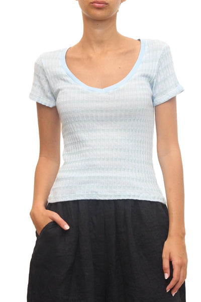 LEVH - T-shirt Teal - RIGA CELESTE