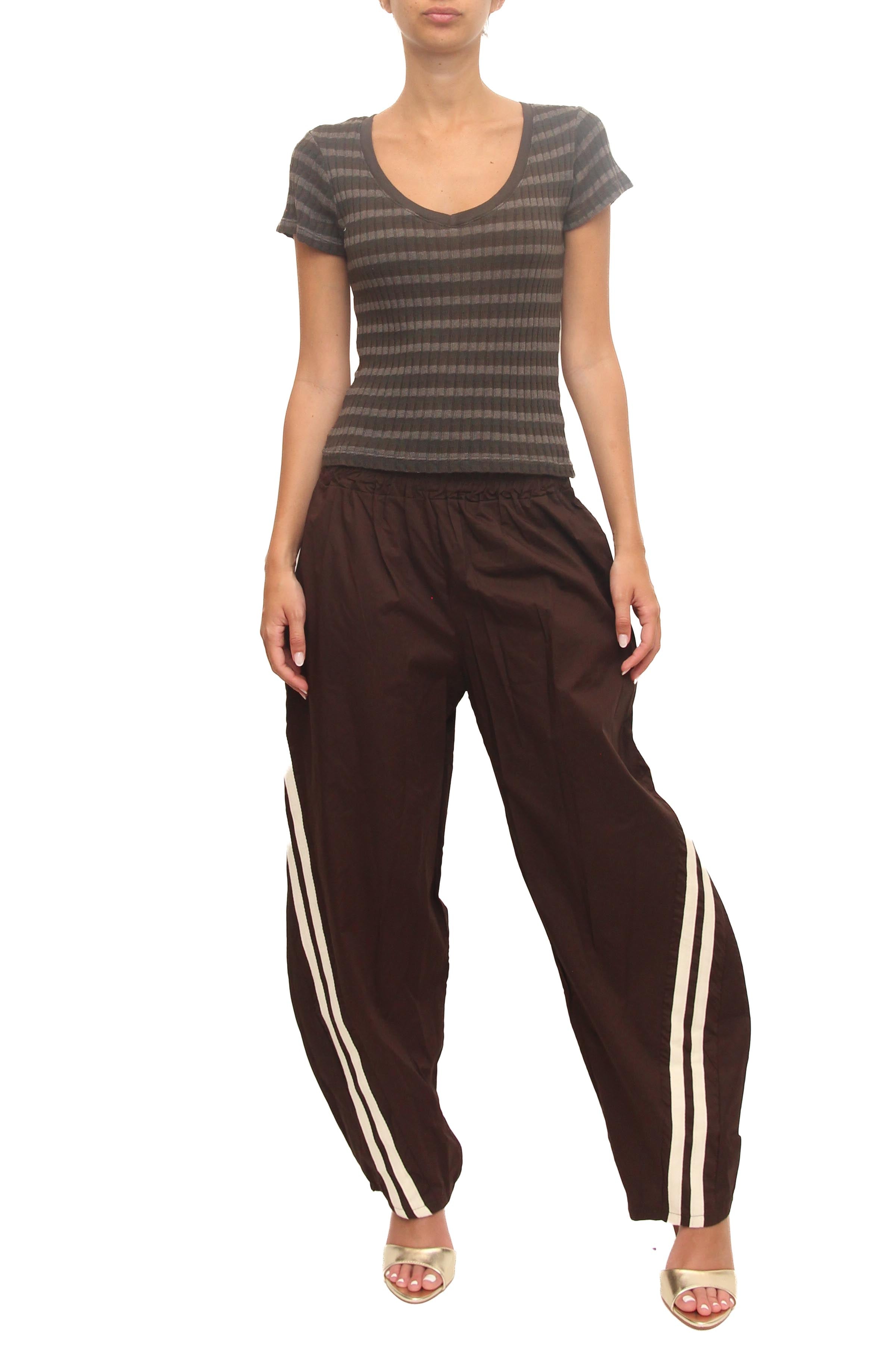LEVH - Pantalone Pangai - MARRONE
