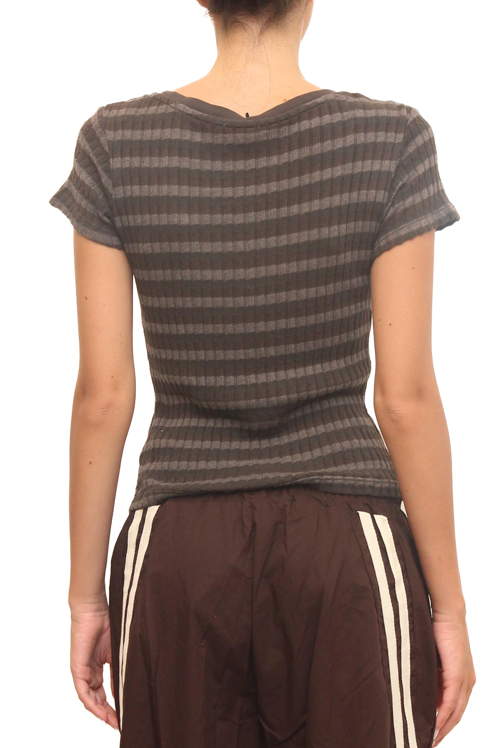 LEVH - T-shirt Teal - RIGA MARRONE