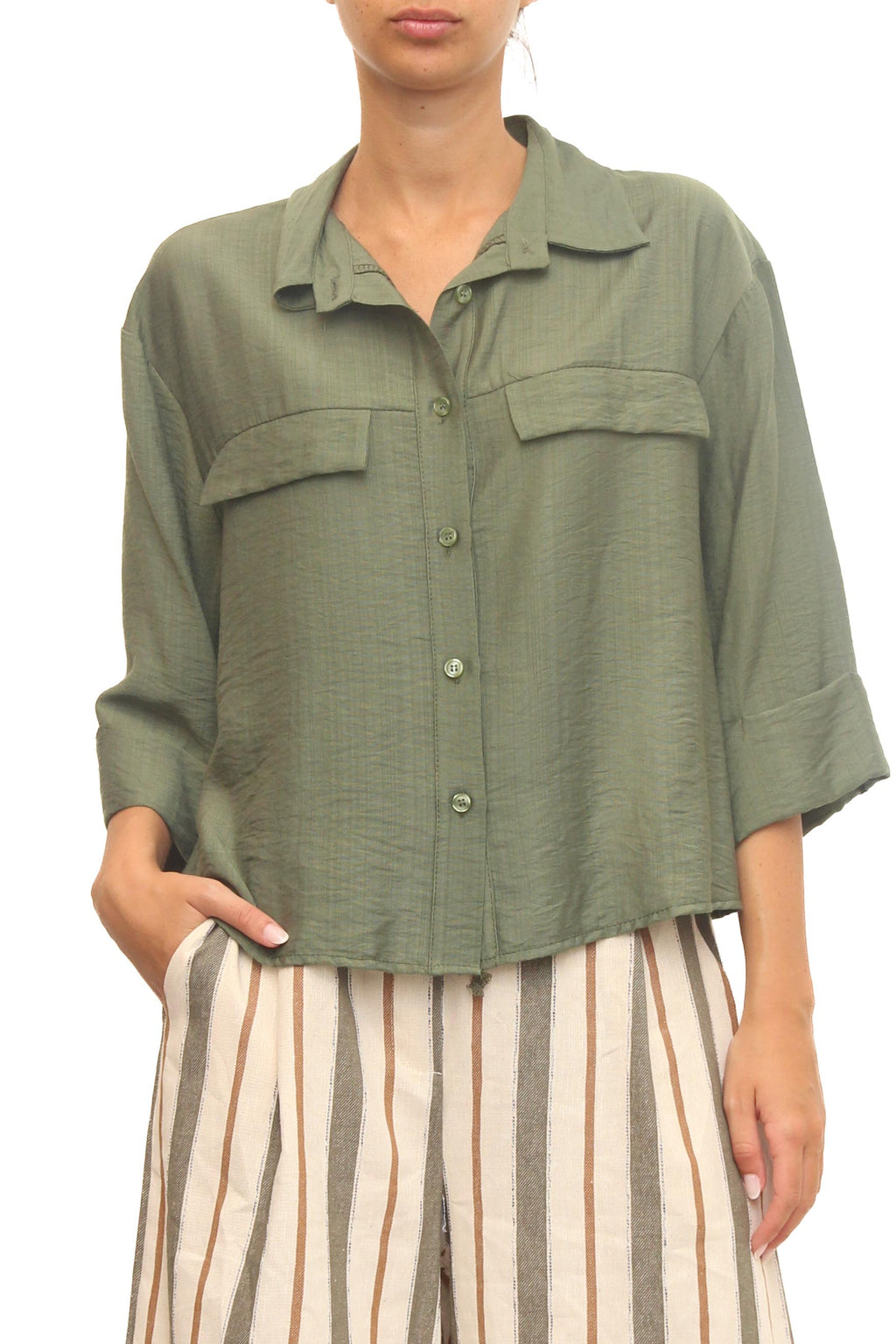 LEVH - Camicia Charmes - MILITARE
