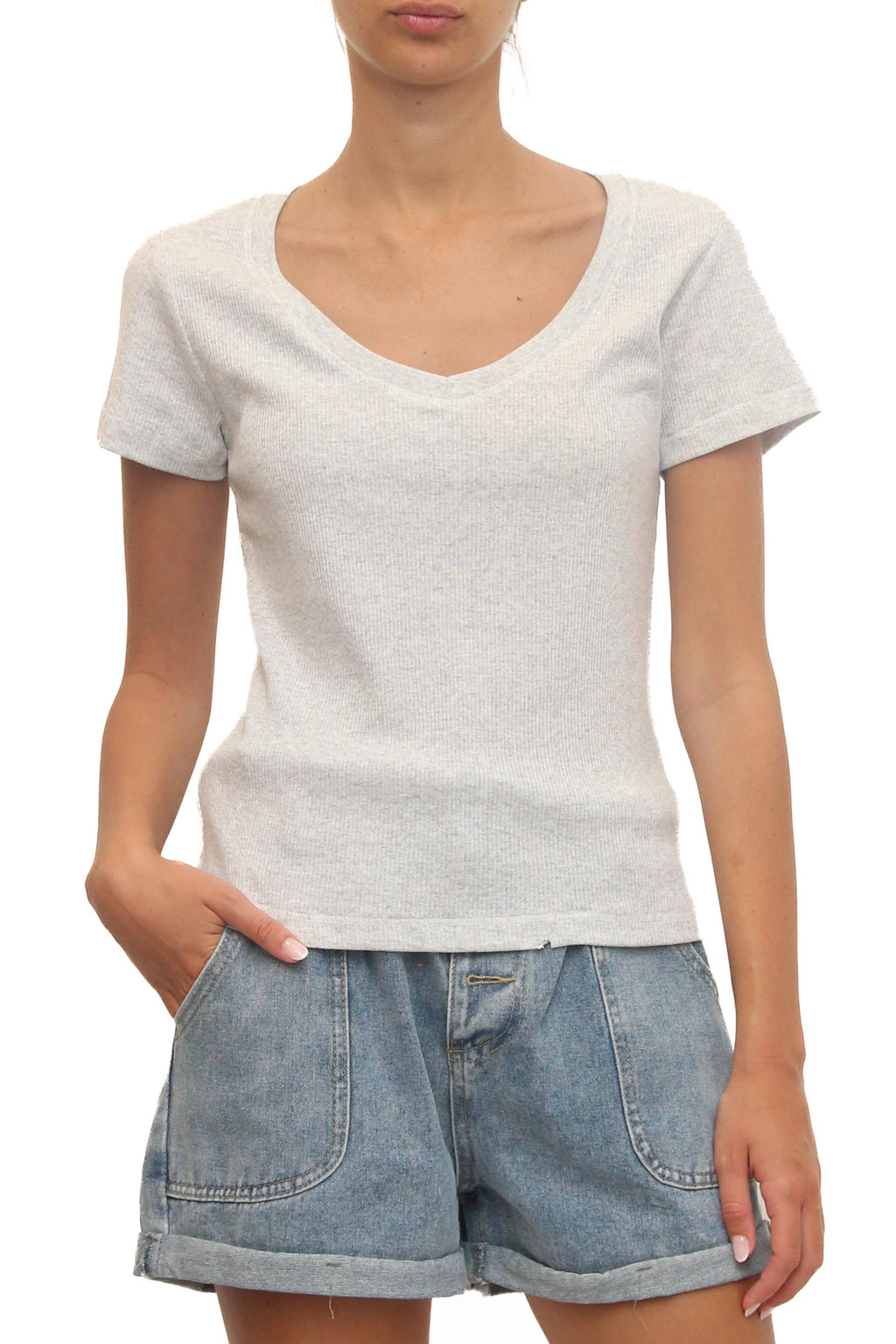 LEVH - T-shirt Tours - GRIGIO CHIARO