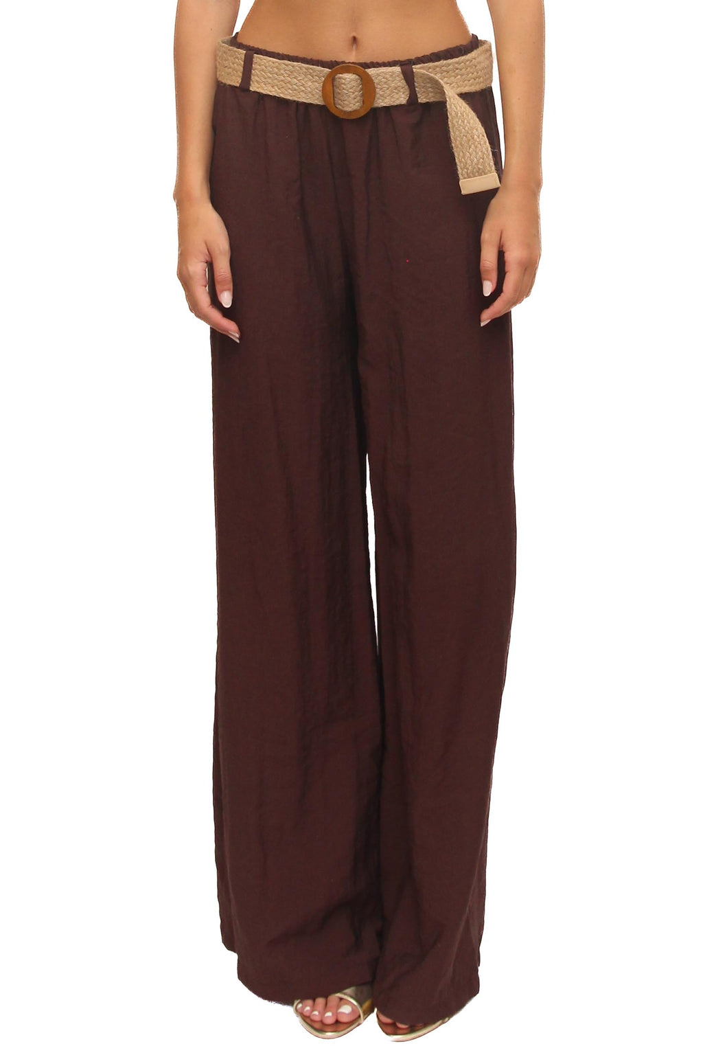 LEVH - Pantalone Phemie - MARRONE