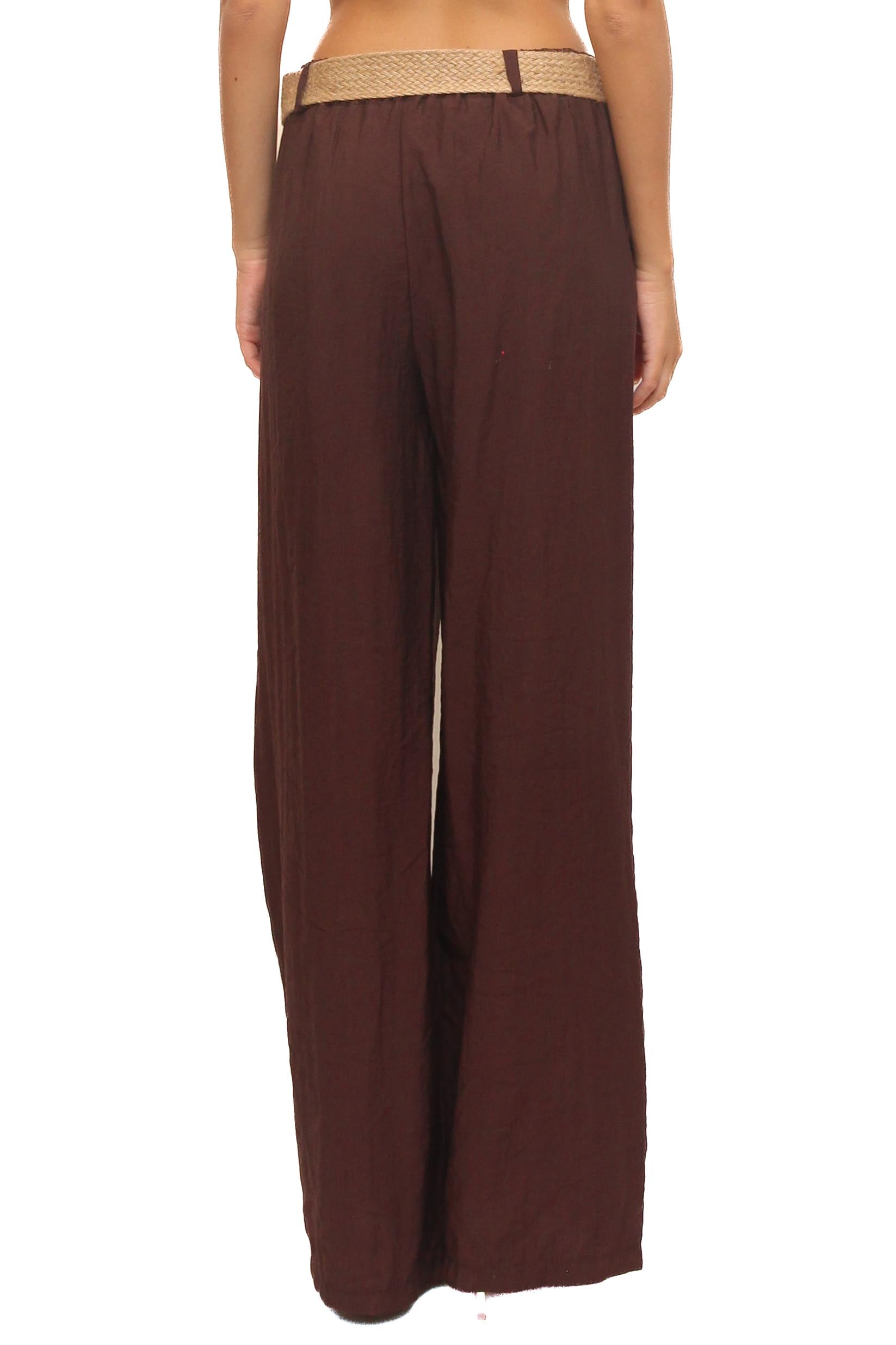 LEVH - Pantalone Phemie - MARRONE