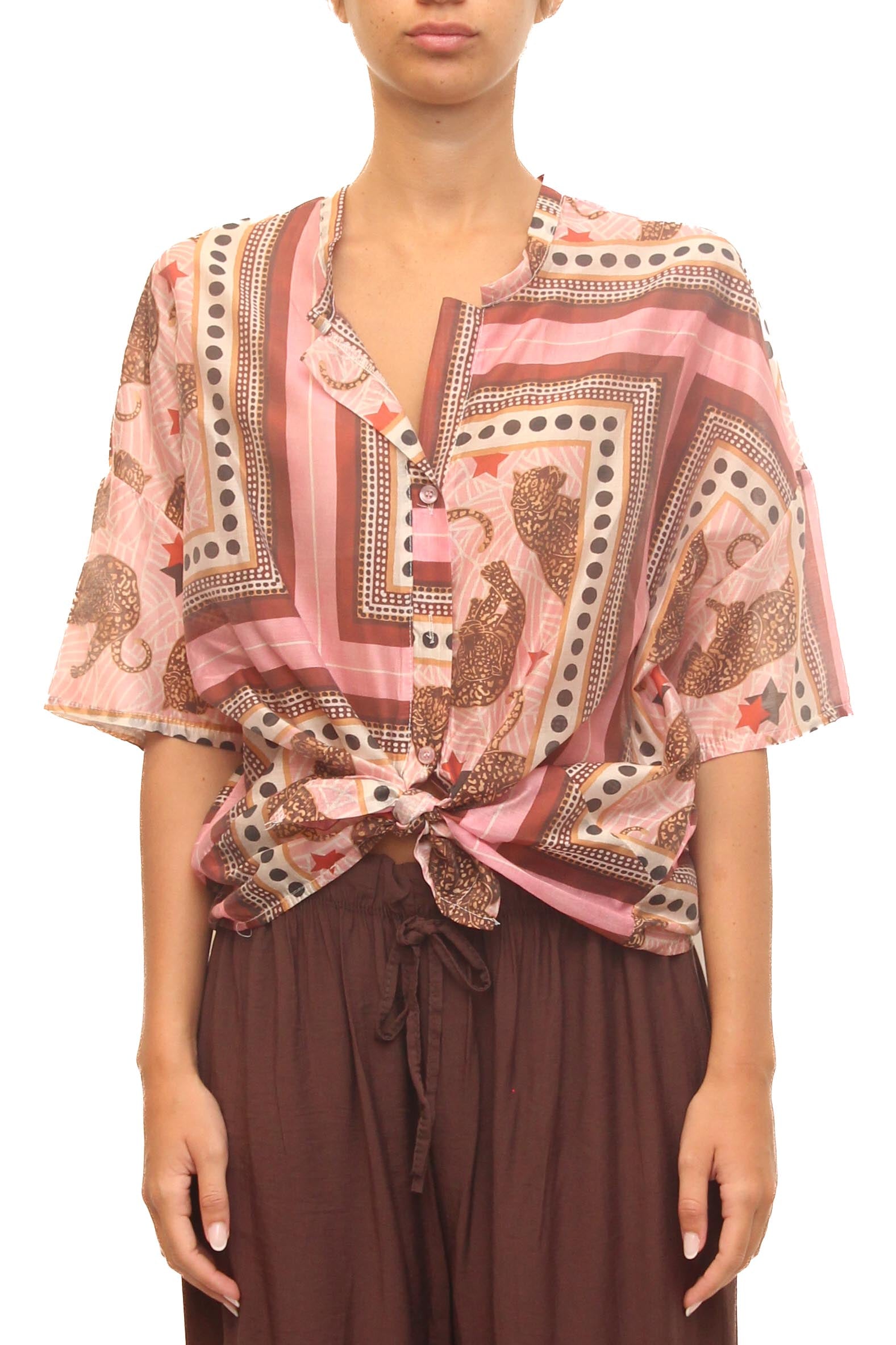 LEVH - Camicia Clemency - Fant leopardo