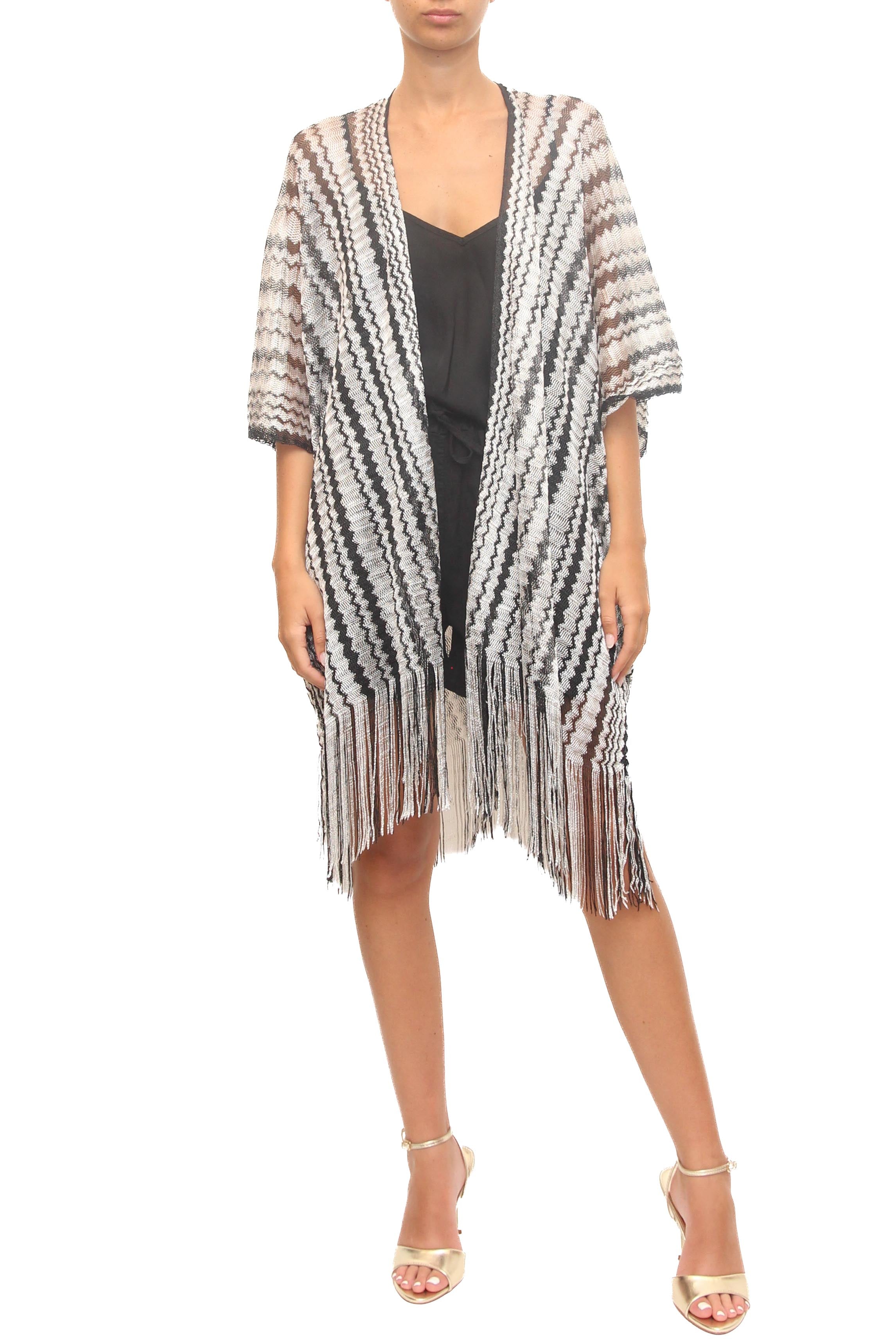 LEVH - Kimono Kanya - Black/white